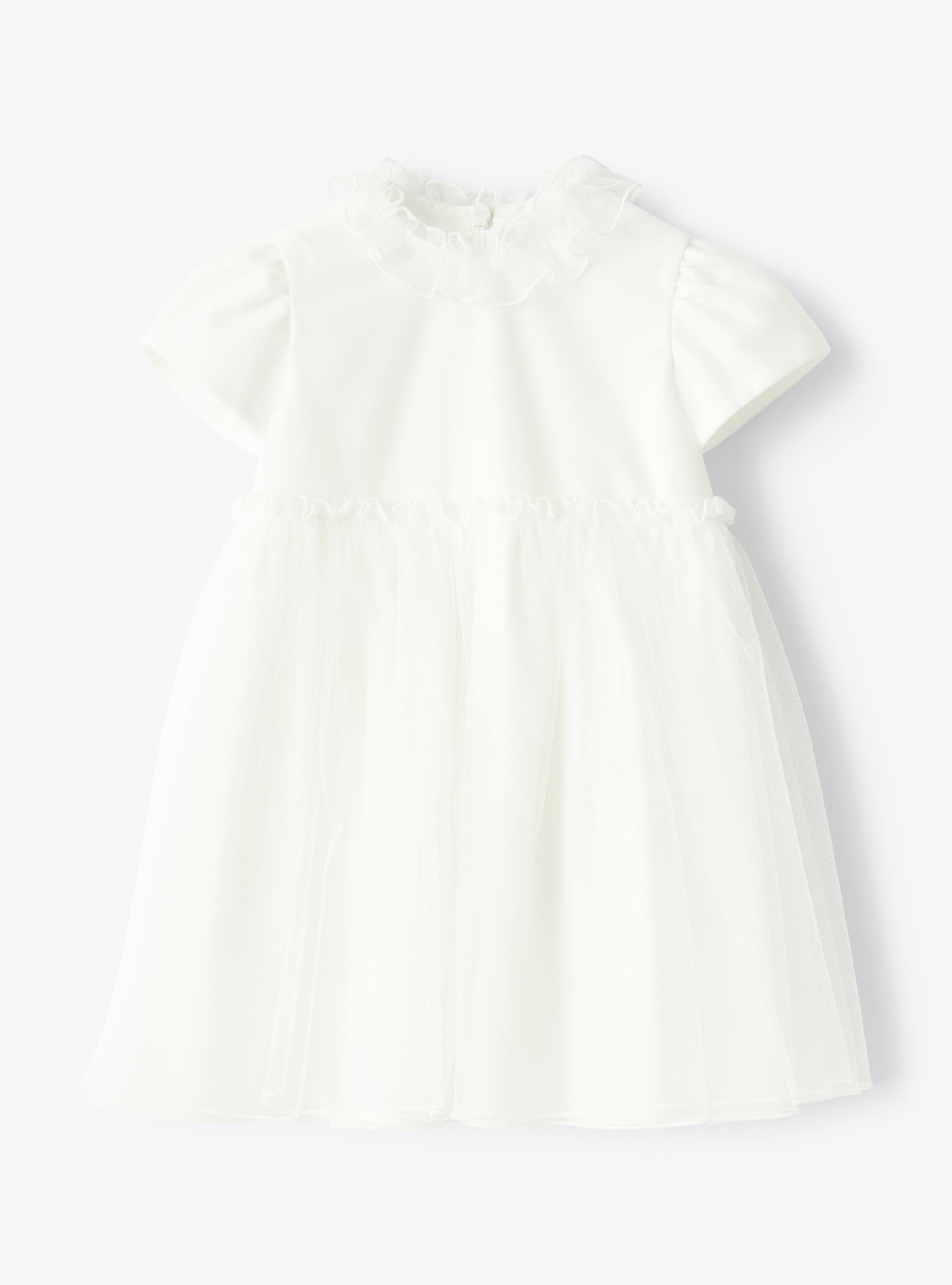 Zara girls white outlet dress