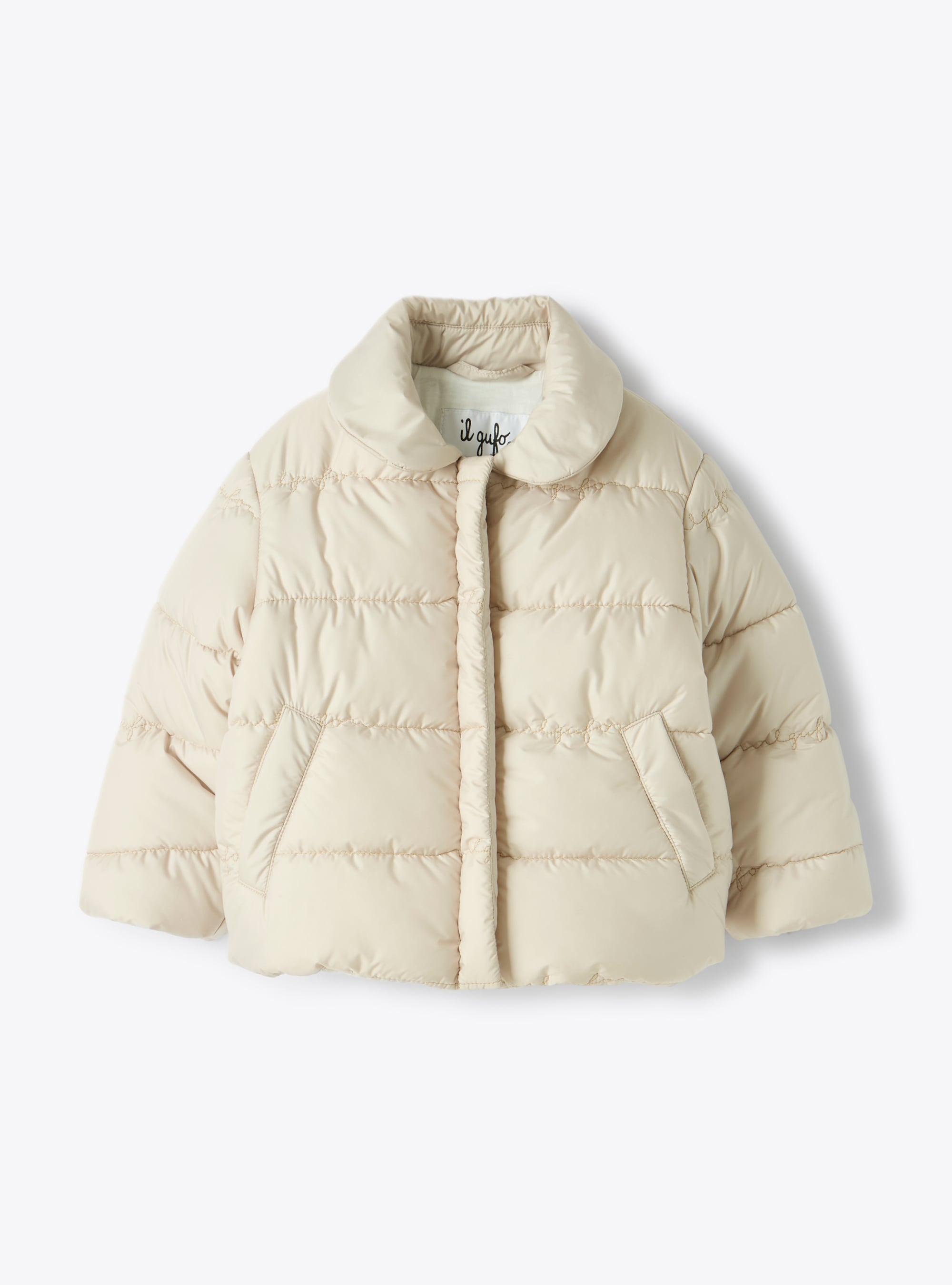 Padded coat in nylon | Il Gufo