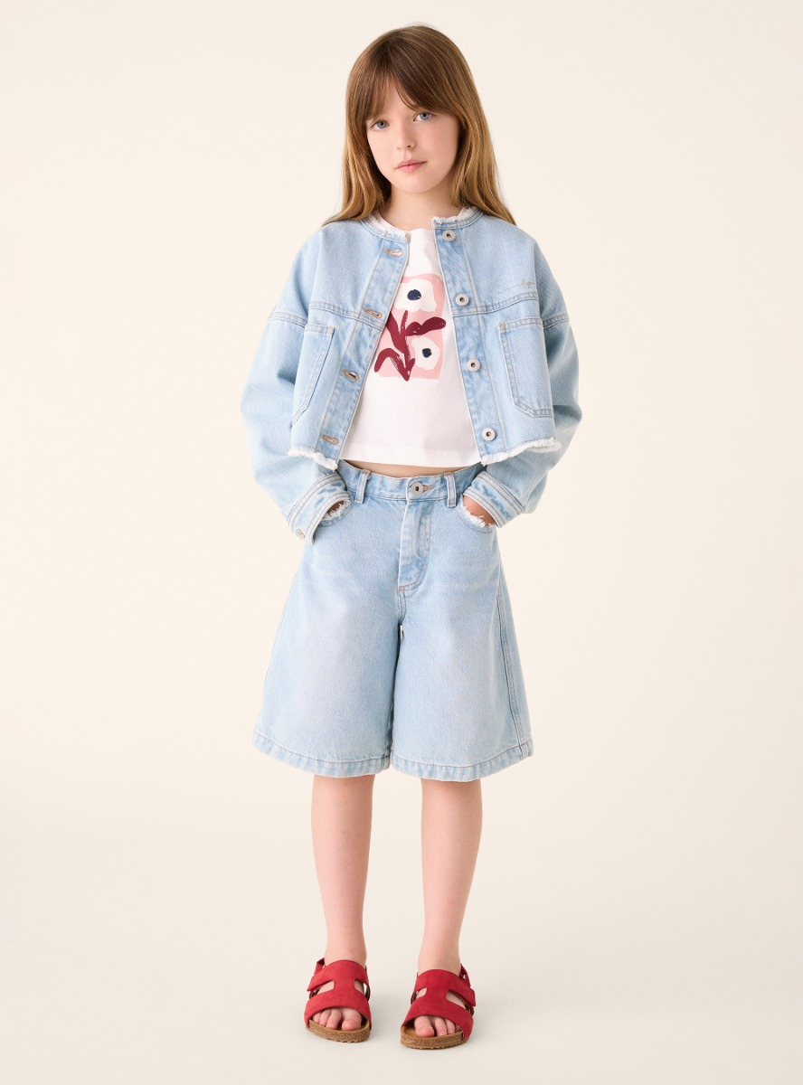 Denim bermuda shorts - Trousers - Il Gufo