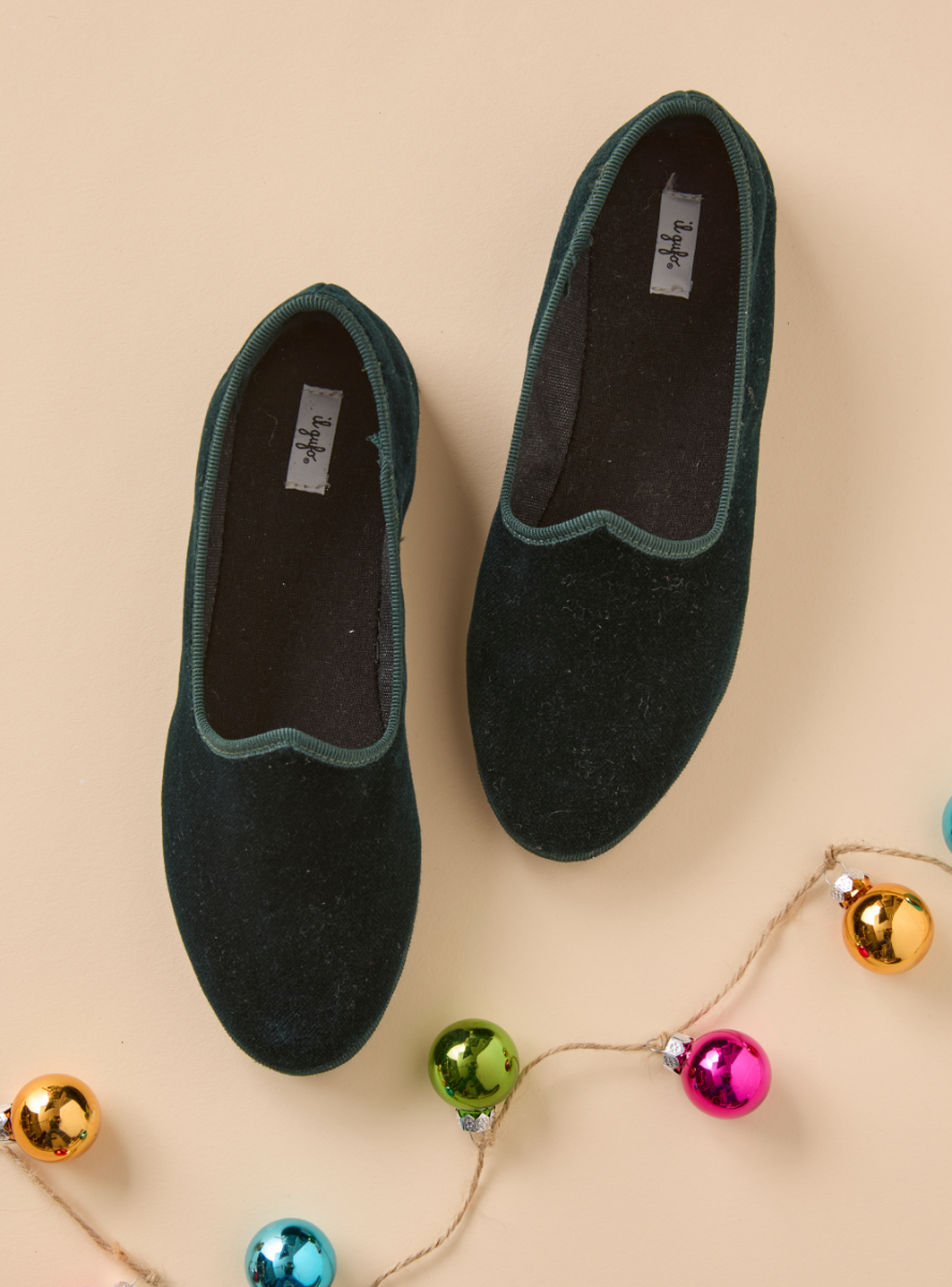 Smooth velvet slippers - Shoes - Il Gufo