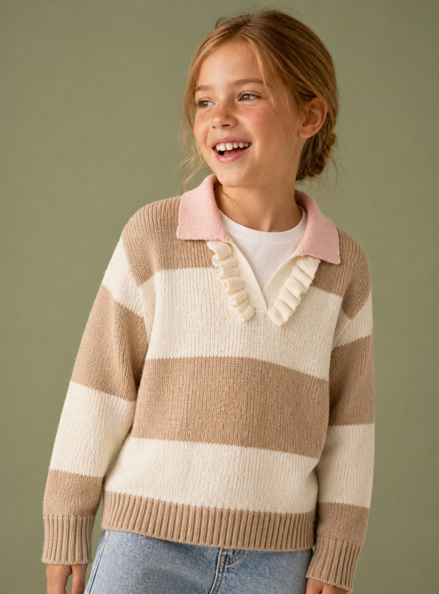 Maglia in cotone a righe - Maglie - Il Gufo