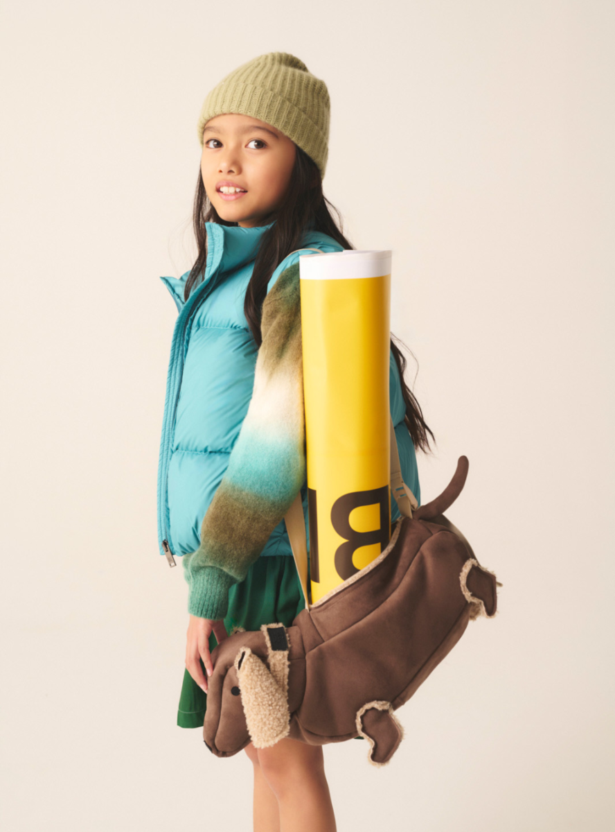Boxy vest in microfiber nylon - Down Jackets - Il Gufo