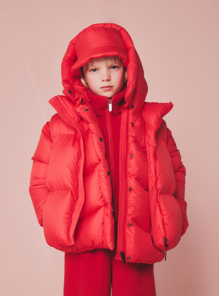 Jacke aus Nylon-Mikrofaser mit Kapuze - Daunenjacke - Il Gufo