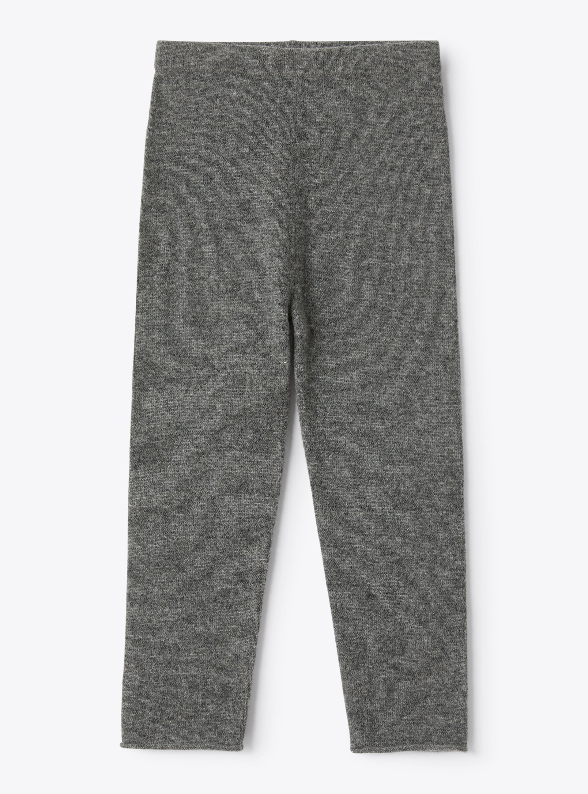 Grey merino wool leggings - Trousers - Il Gufo