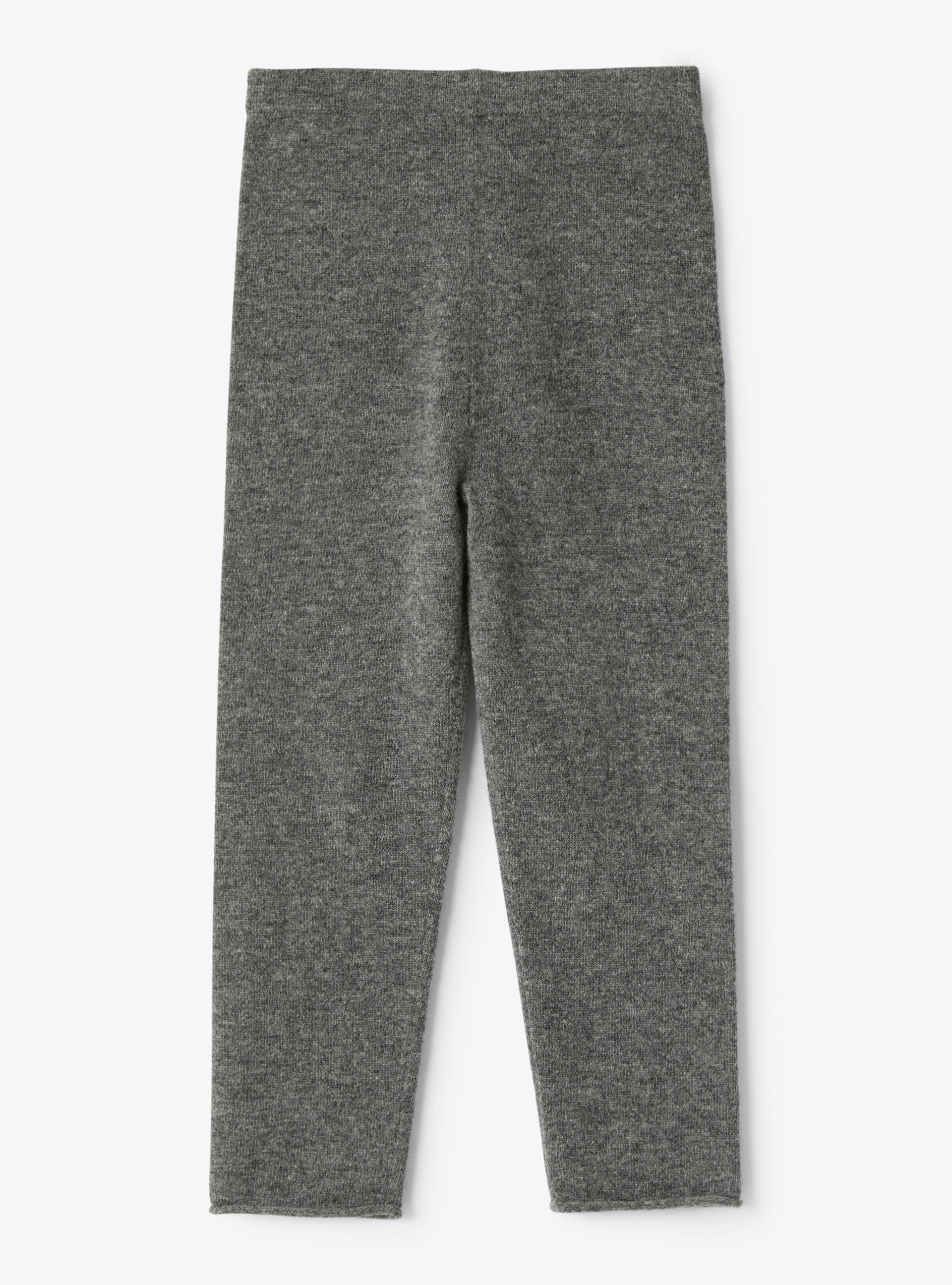 Leggings grigio in lana merino - Grigio | Il Gufo
