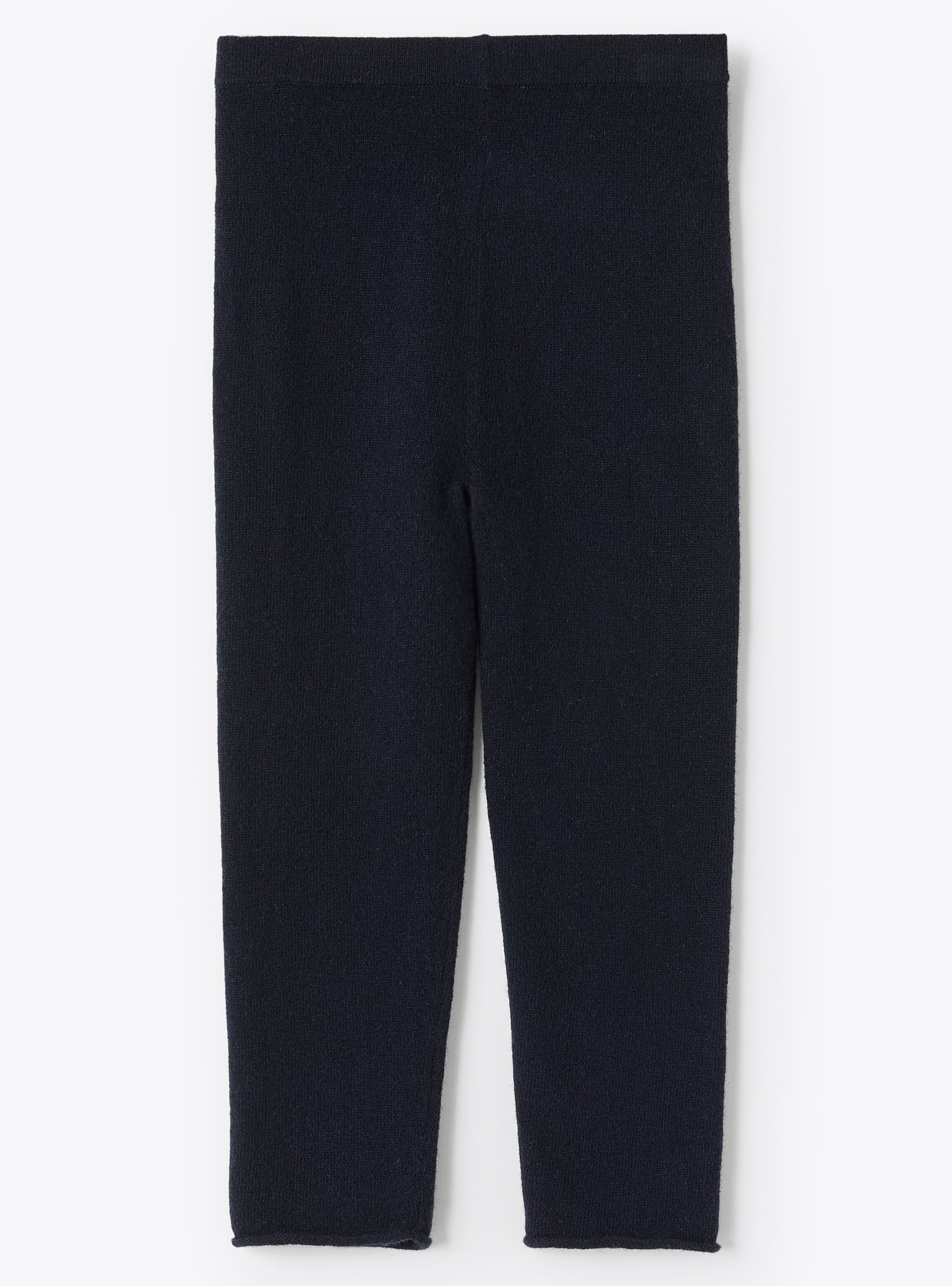Navy merino wool leggings - Trousers - Il Gufo