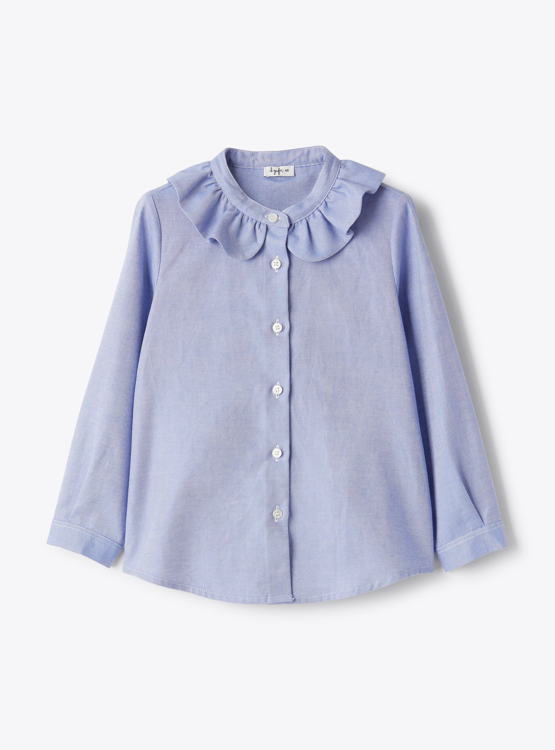 Shirt with ruffled collar - Shirts - Il Gufo