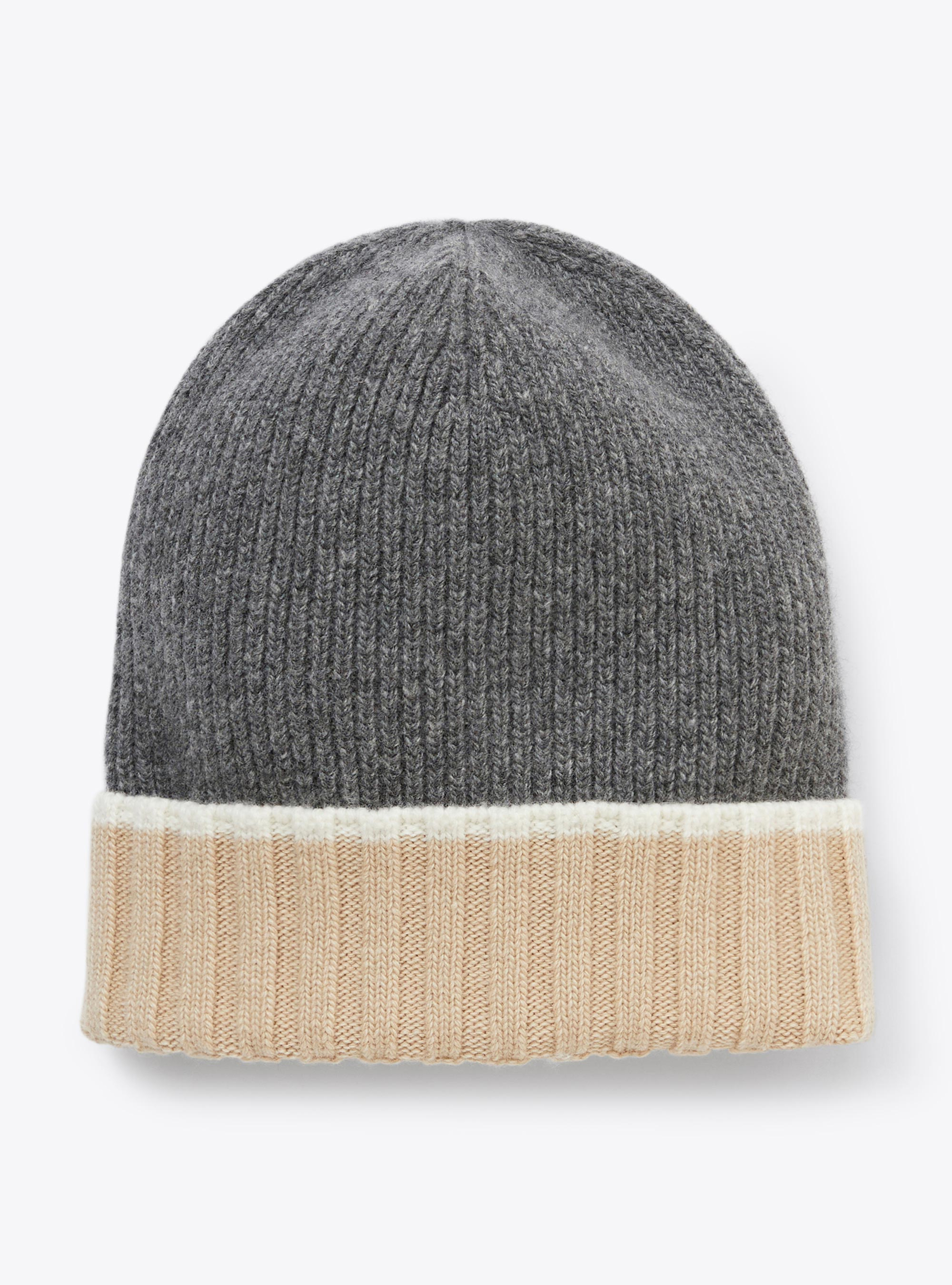 Merino wool beanie - Grey | Il Gufo
