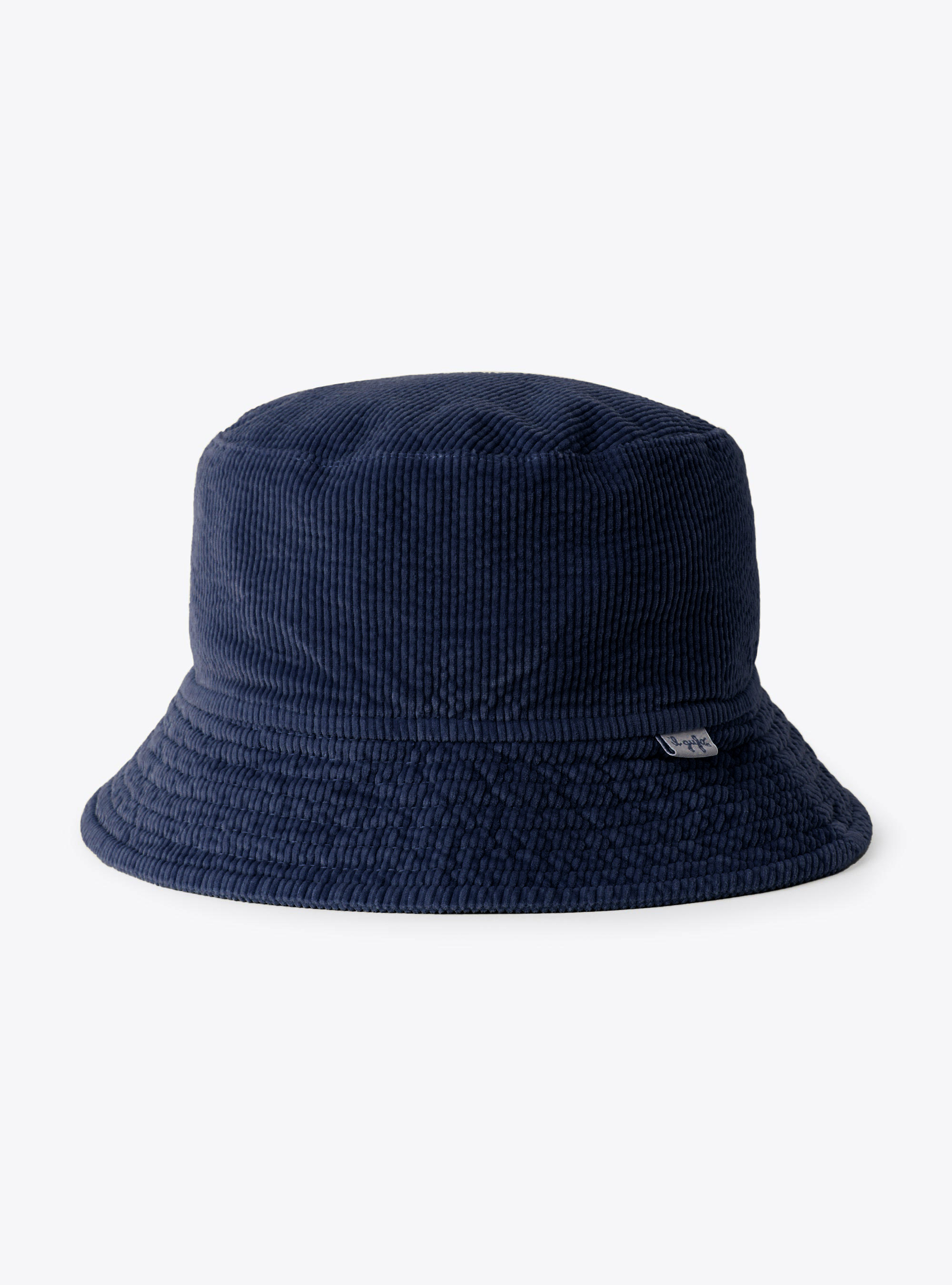 Ribbed velvet hat - Blue | Il Gufo