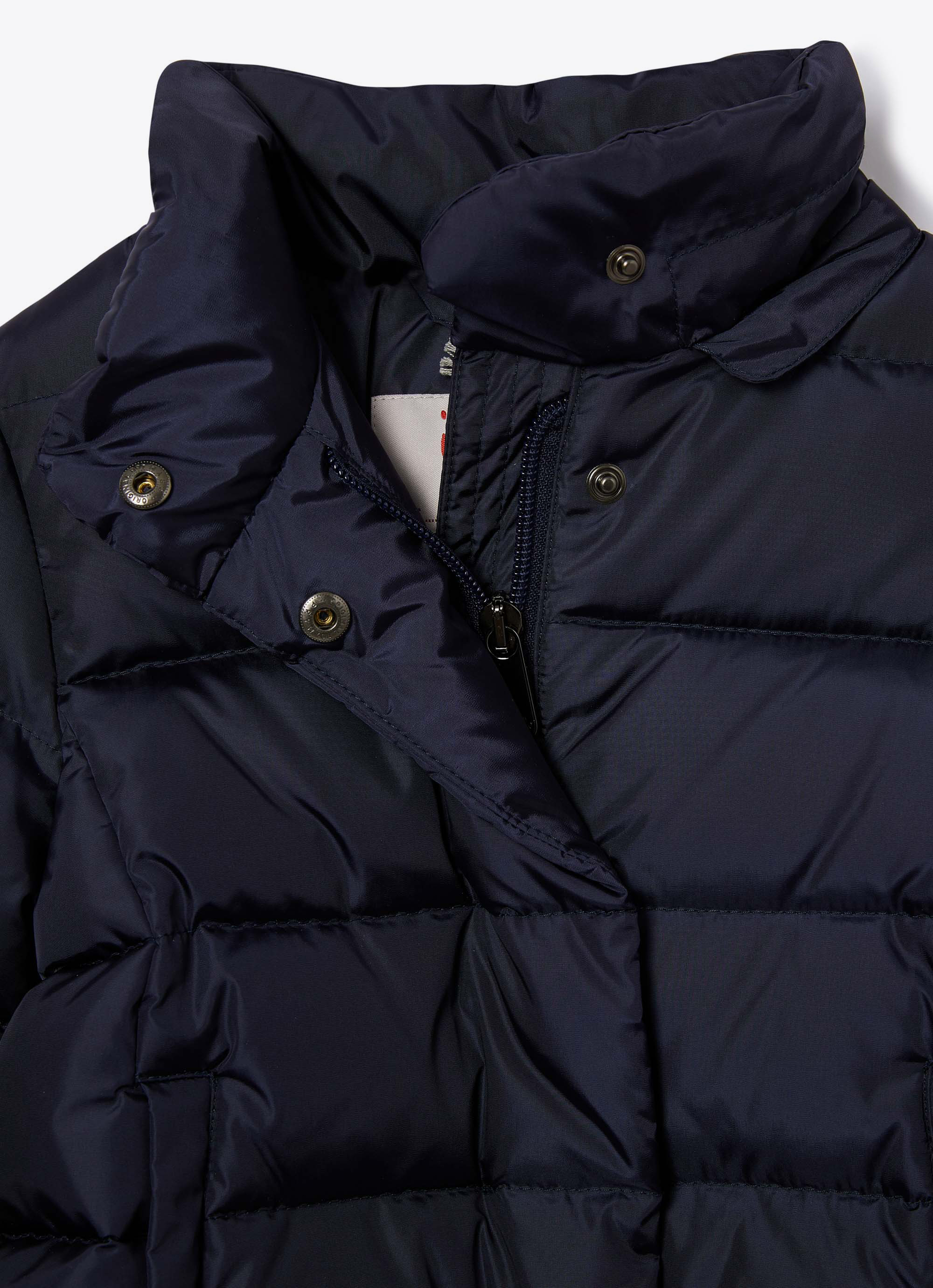 Taffeta down jacket - Blue | Il Gufo