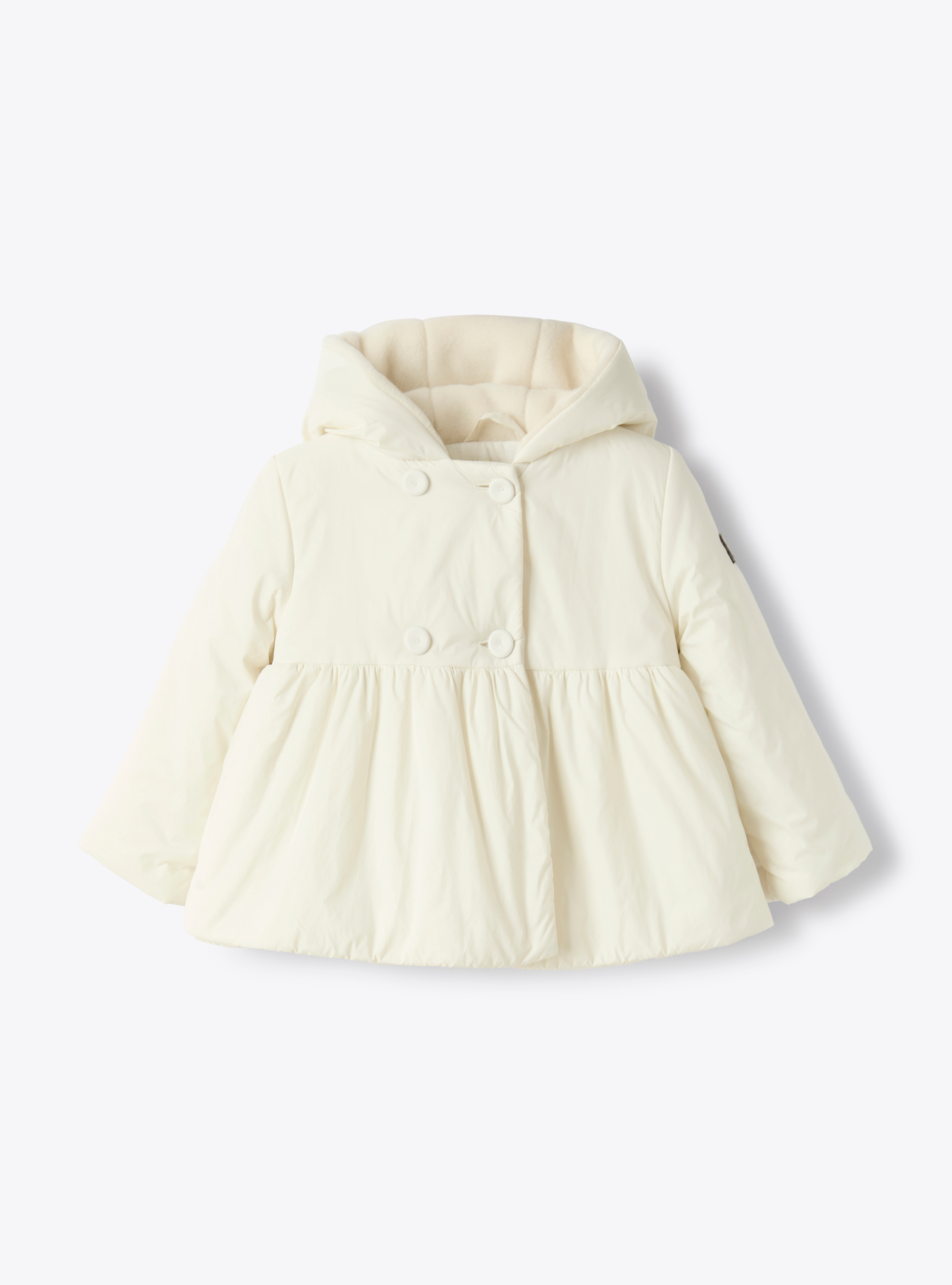A-line jacket with hood - Coats - Il Gufo