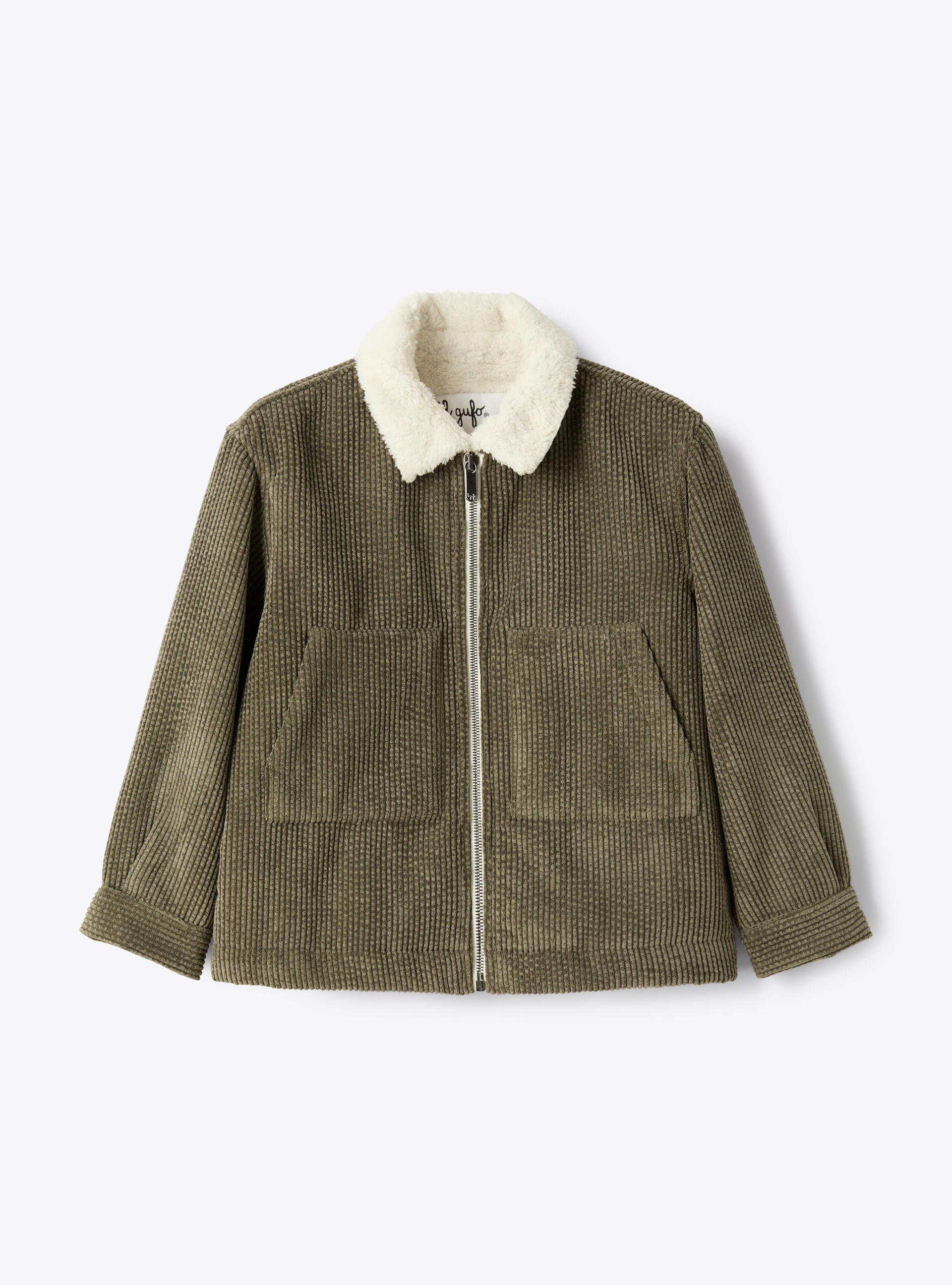 Jacke aus Samt und Teddyplüsch - Mäntel - Il Gufo