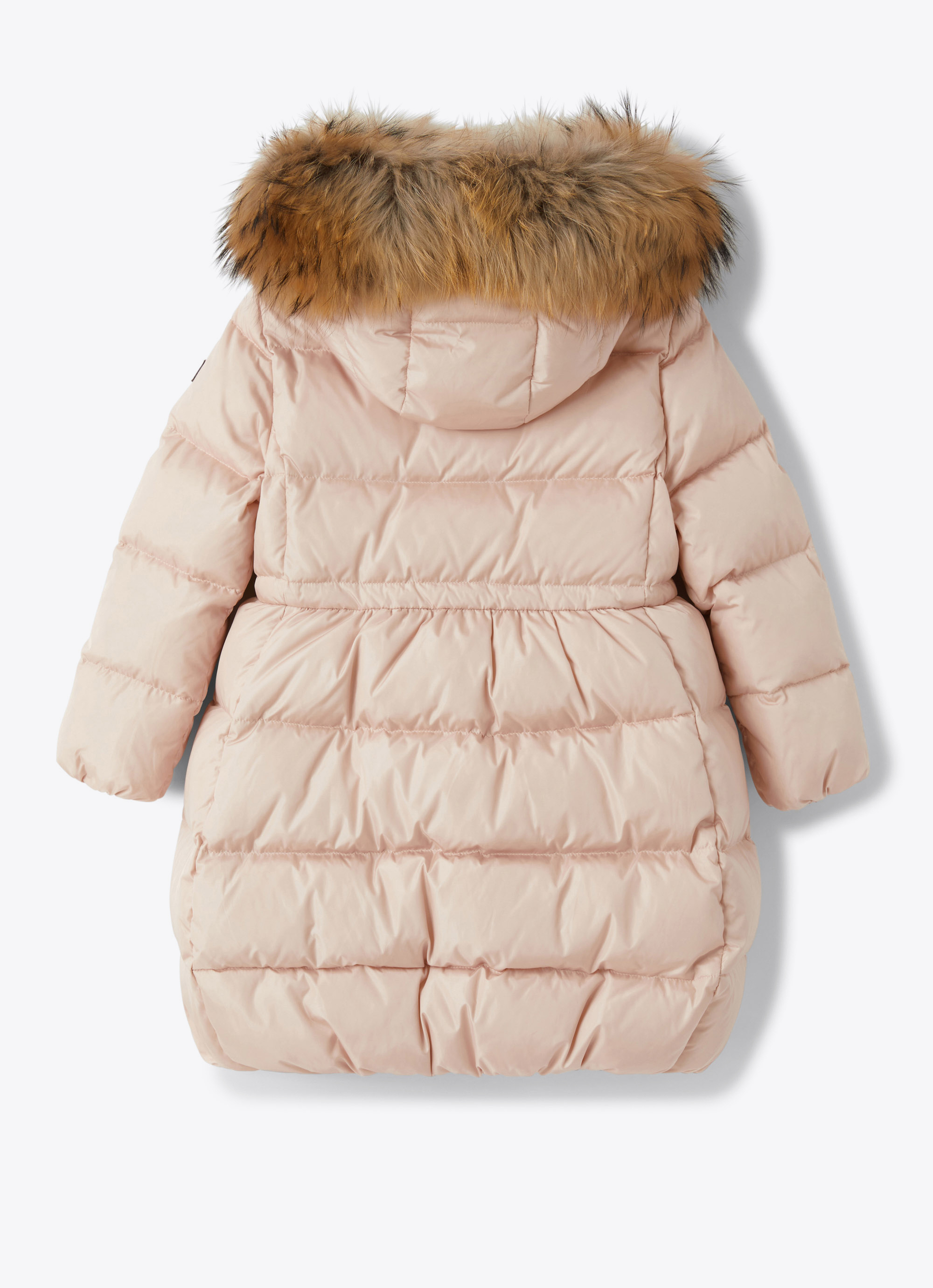 Lange Daunenjacke mit Kapuze - Rose | Il Gufo