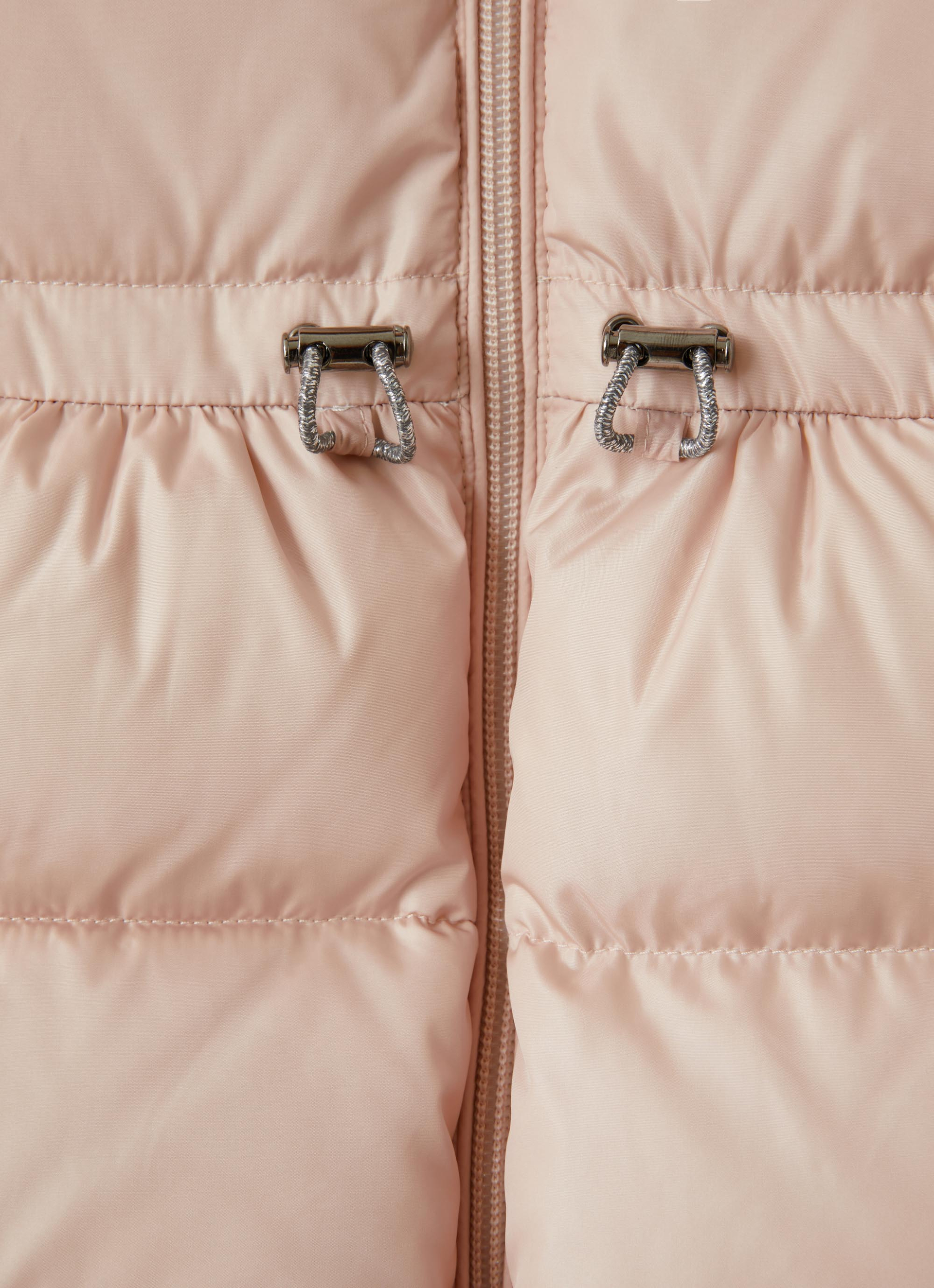 Lange Daunenjacke mit Kapuze - Rose | Il Gufo
