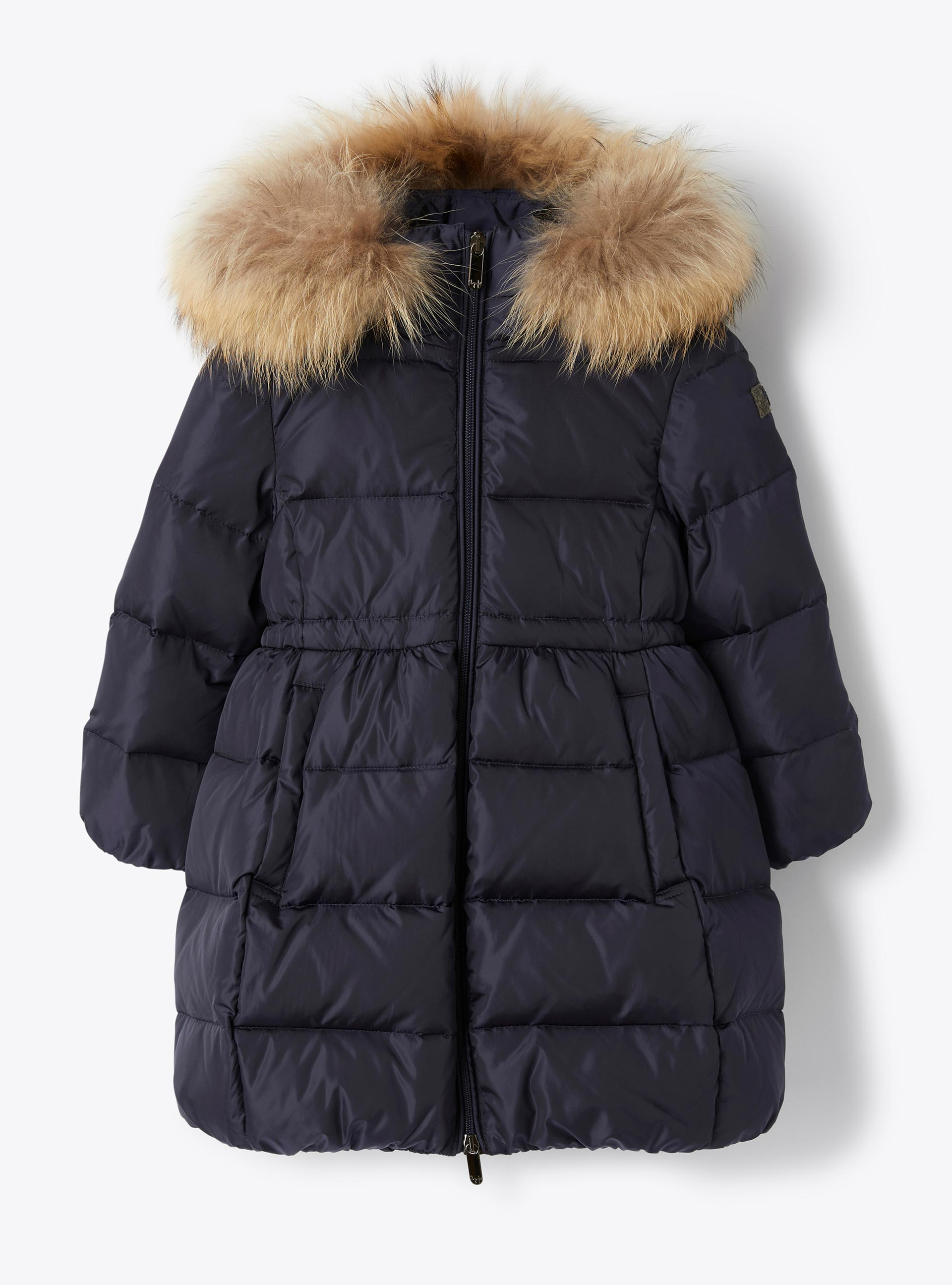 Long down jacket with hood - Down Jackets - Il Gufo