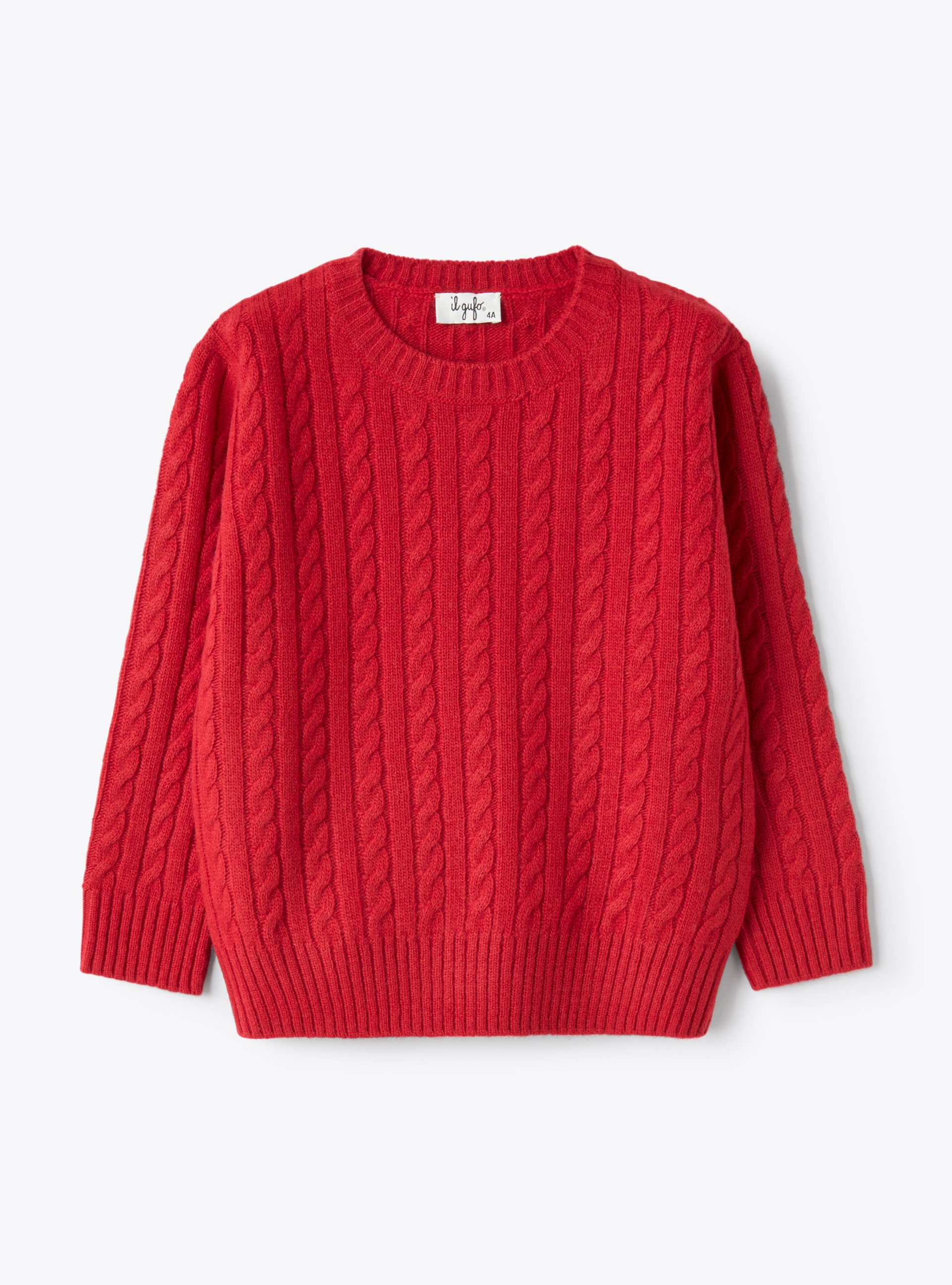 Wool cable knit sweater - Sweaters - Il Gufo