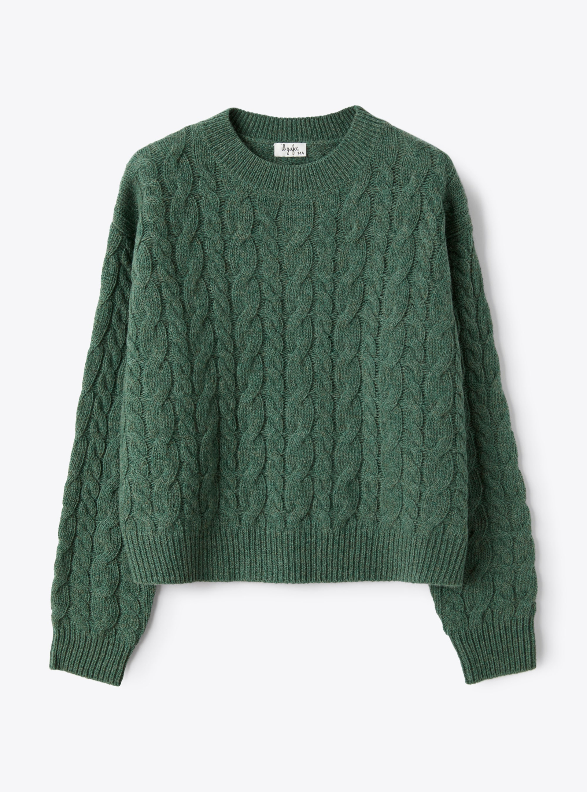 Cable-knit wool sweater - Sweaters - Il Gufo