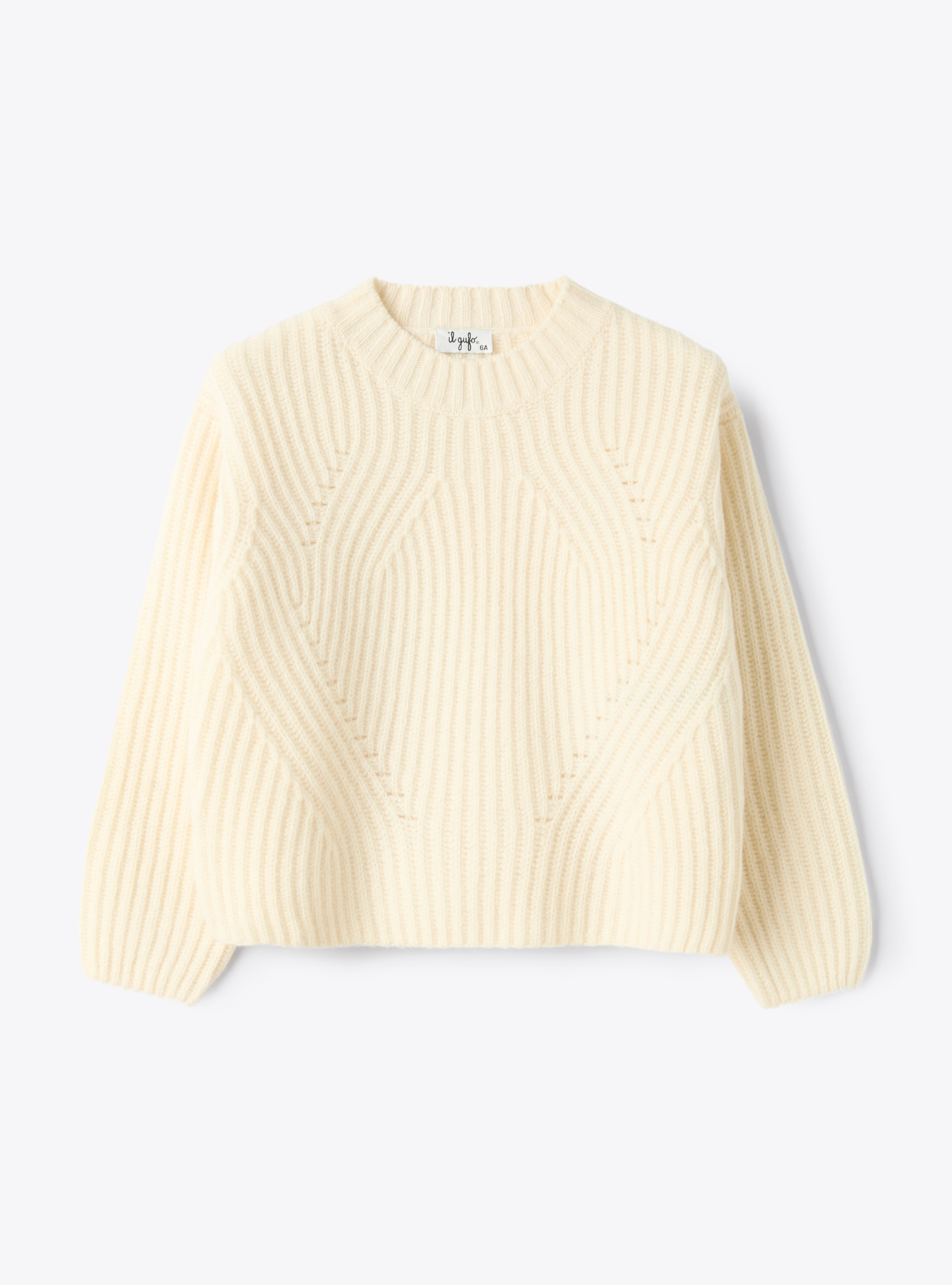 Wollpullover mit Patentmuster - Pullover - Il Gufo