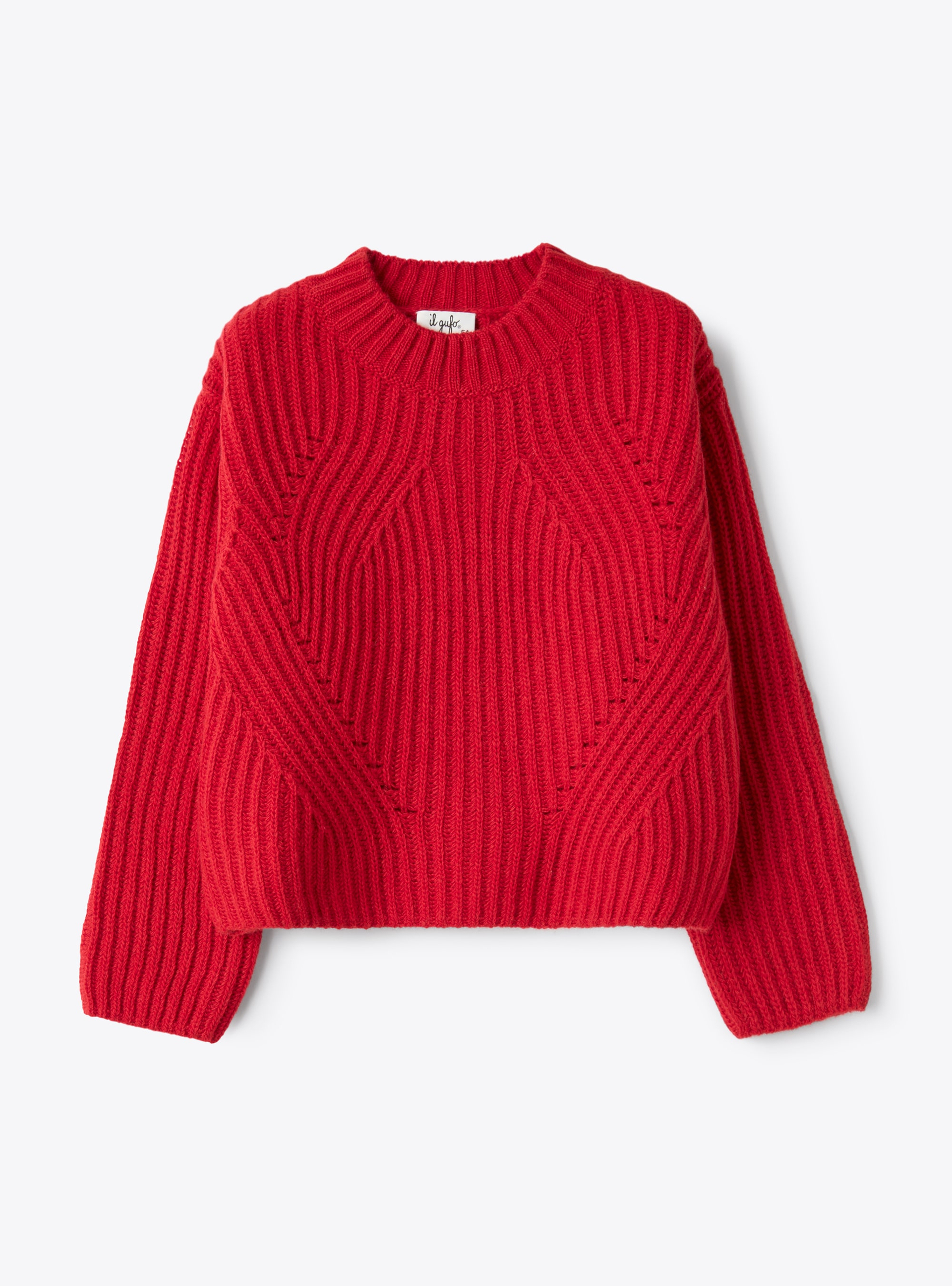 English rib wool sweater - Sweaters - Il Gufo