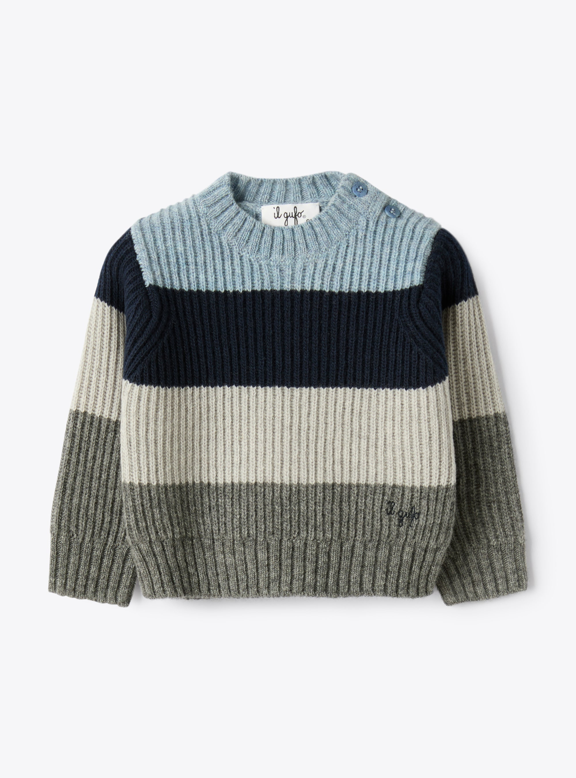 Color-block sweater - Sweaters - Il Gufo