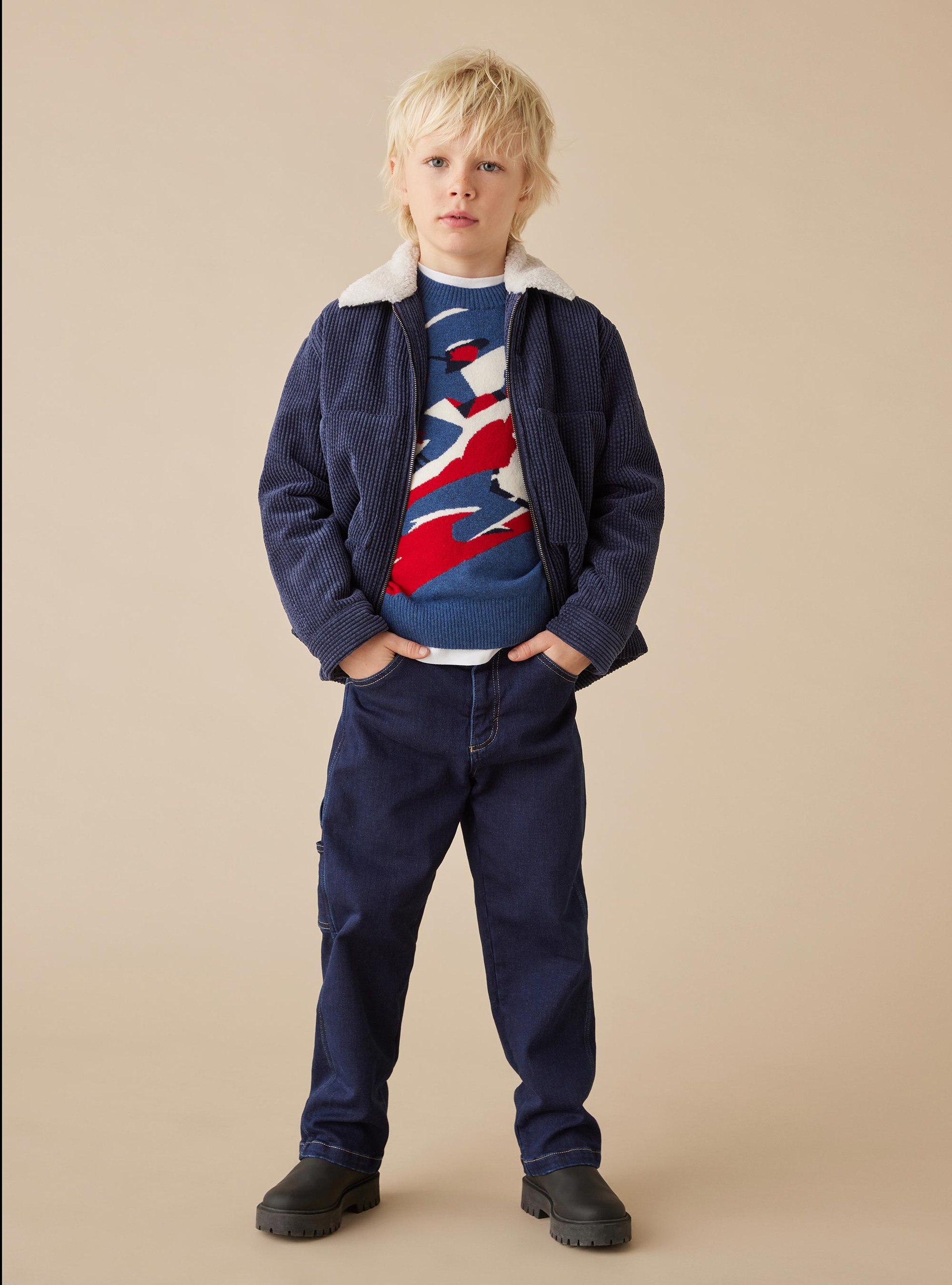 Crew neck wool sweater - Sweaters - Il Gufo