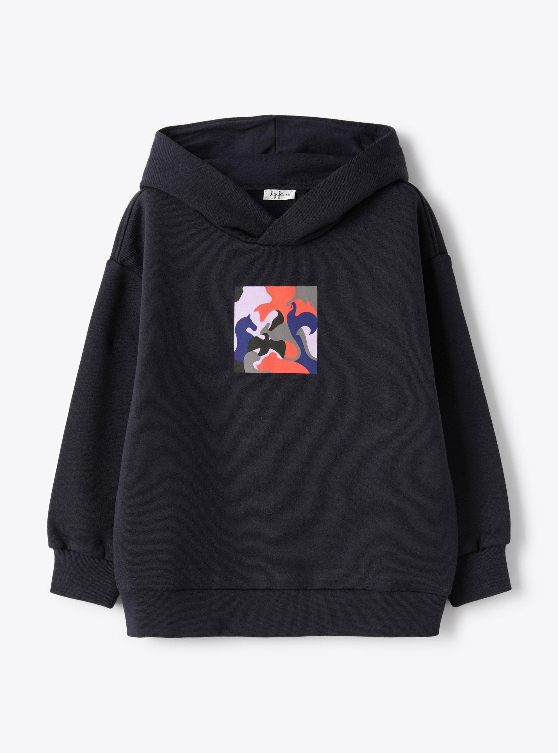 Cotton hoodie - Sweatshirts - Il Gufo