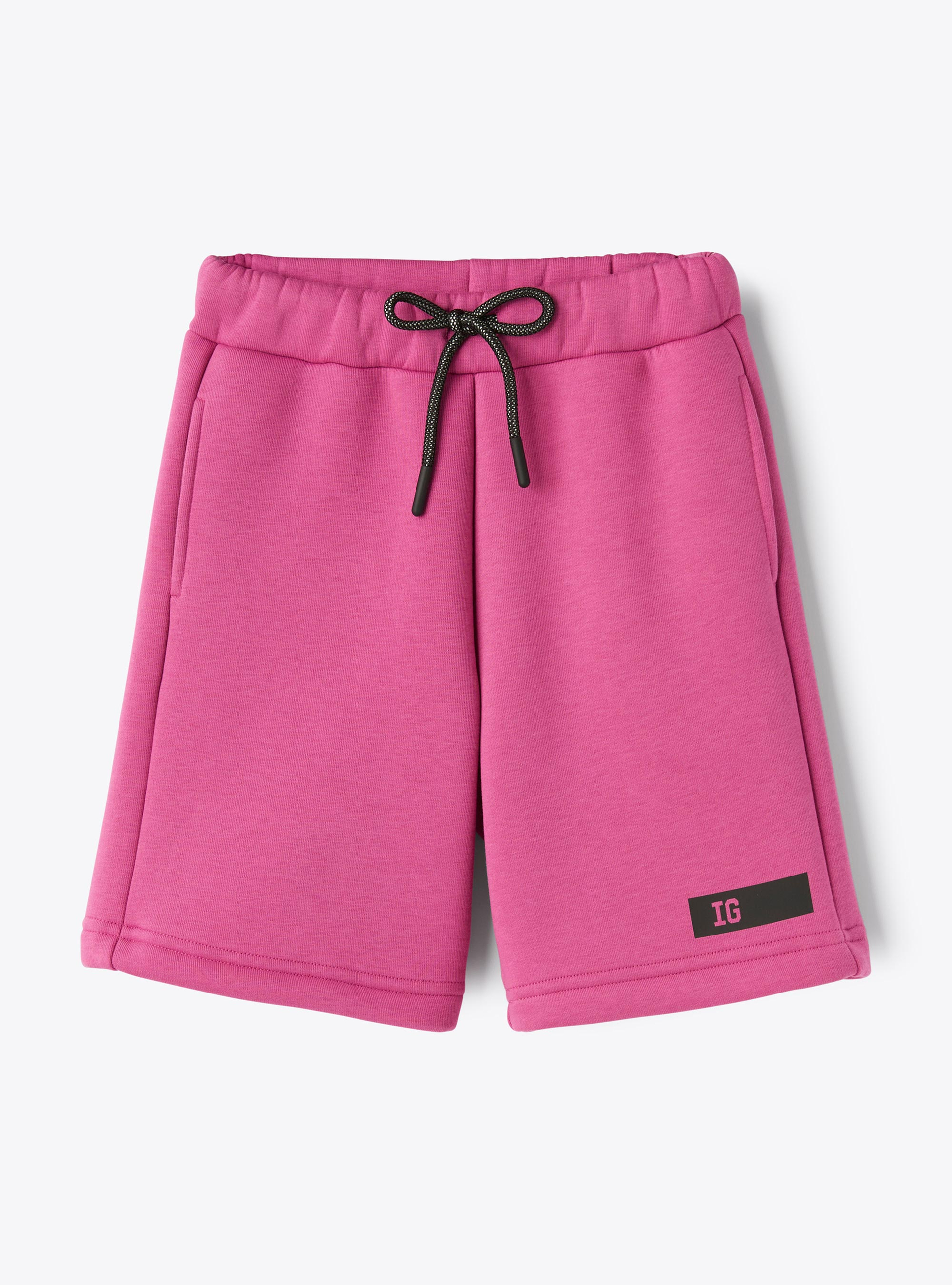 Cotton bermuda shorts - Violet | Il Gufo