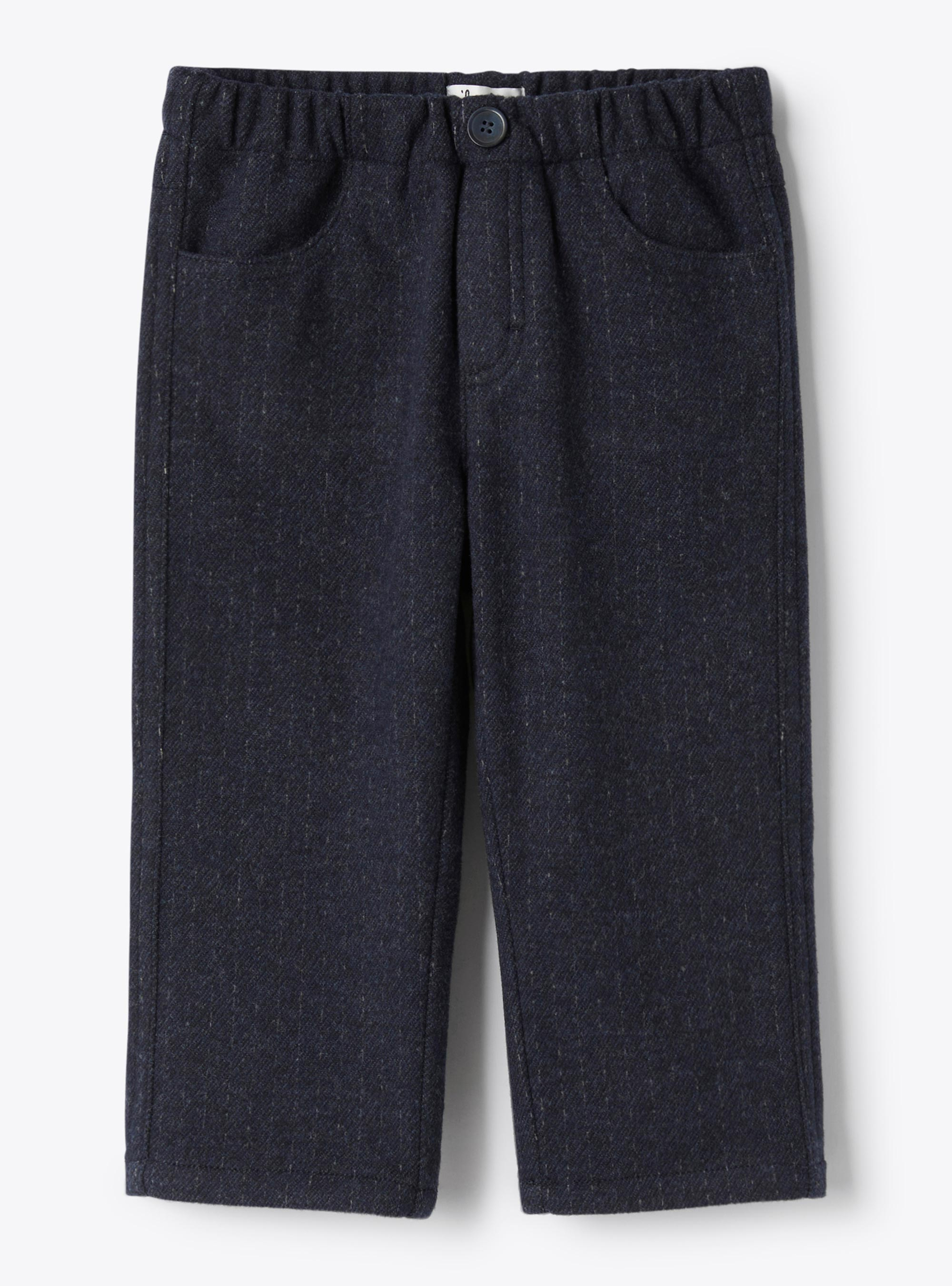 Pantalone in felpa motivo gessato - Pantaloni - Il Gufo