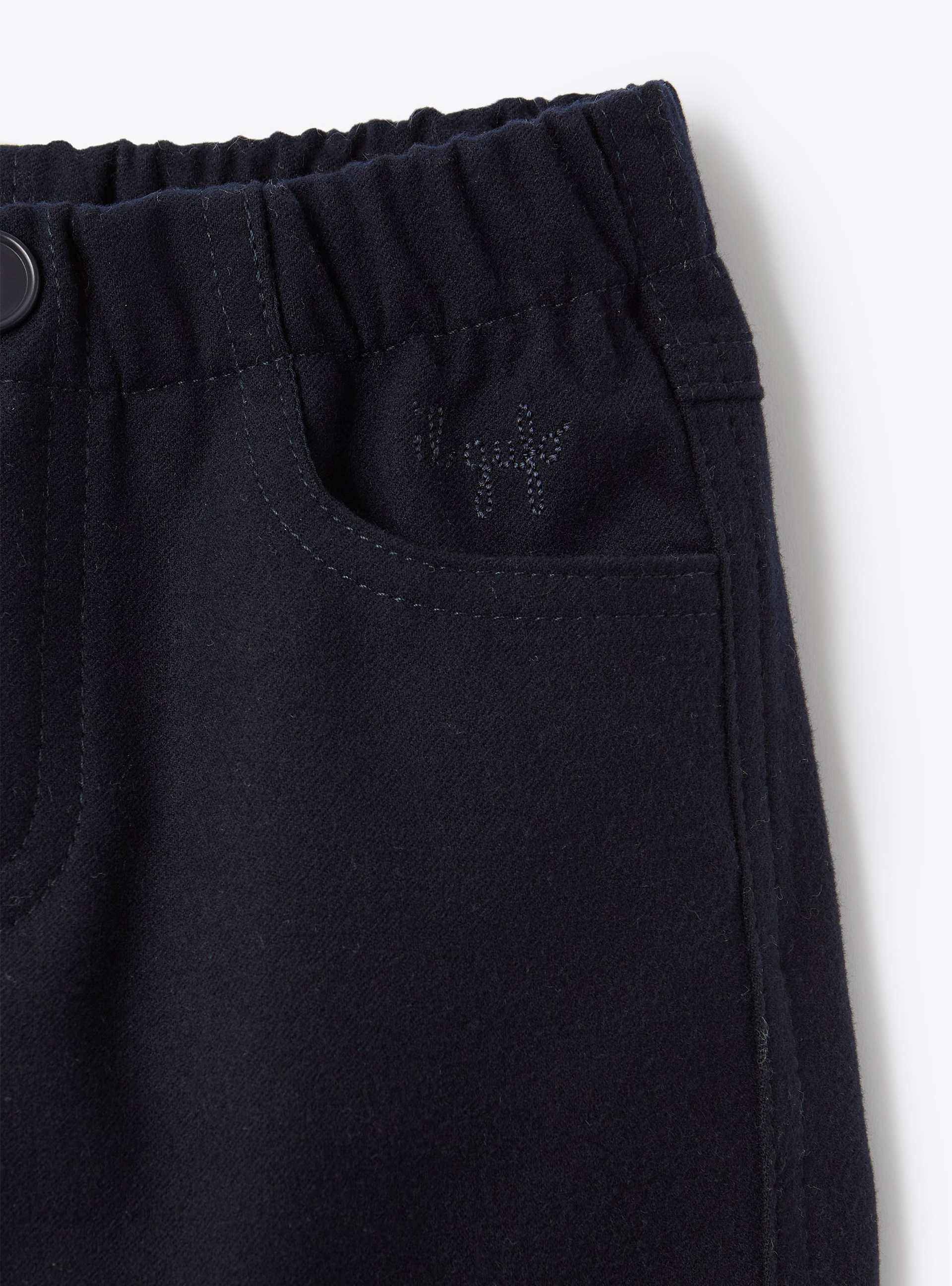 Pantalone in tecno lana - Blu | Il Gufo