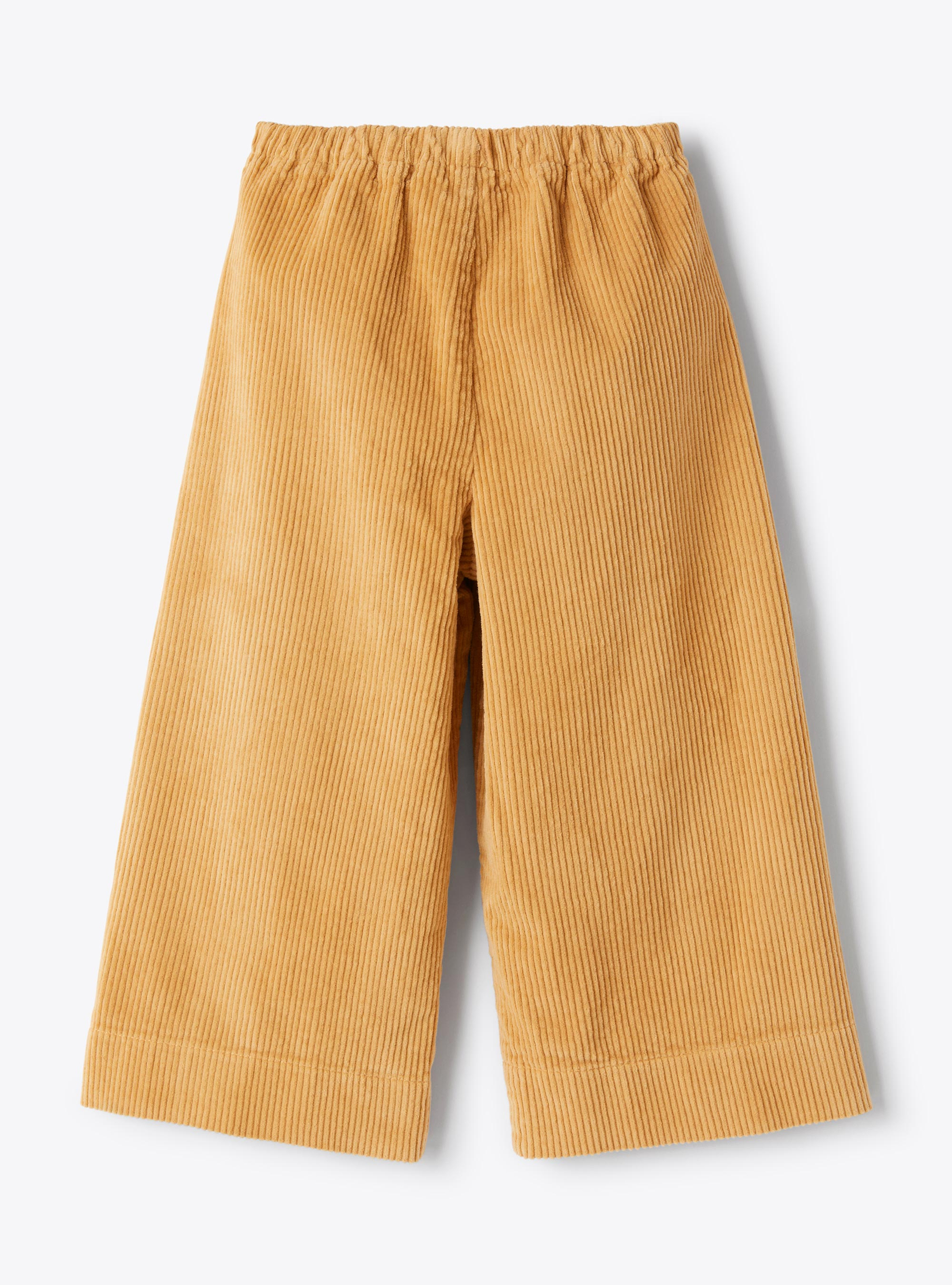Wide-leg corduroy pants - Orange | Il Gufo
