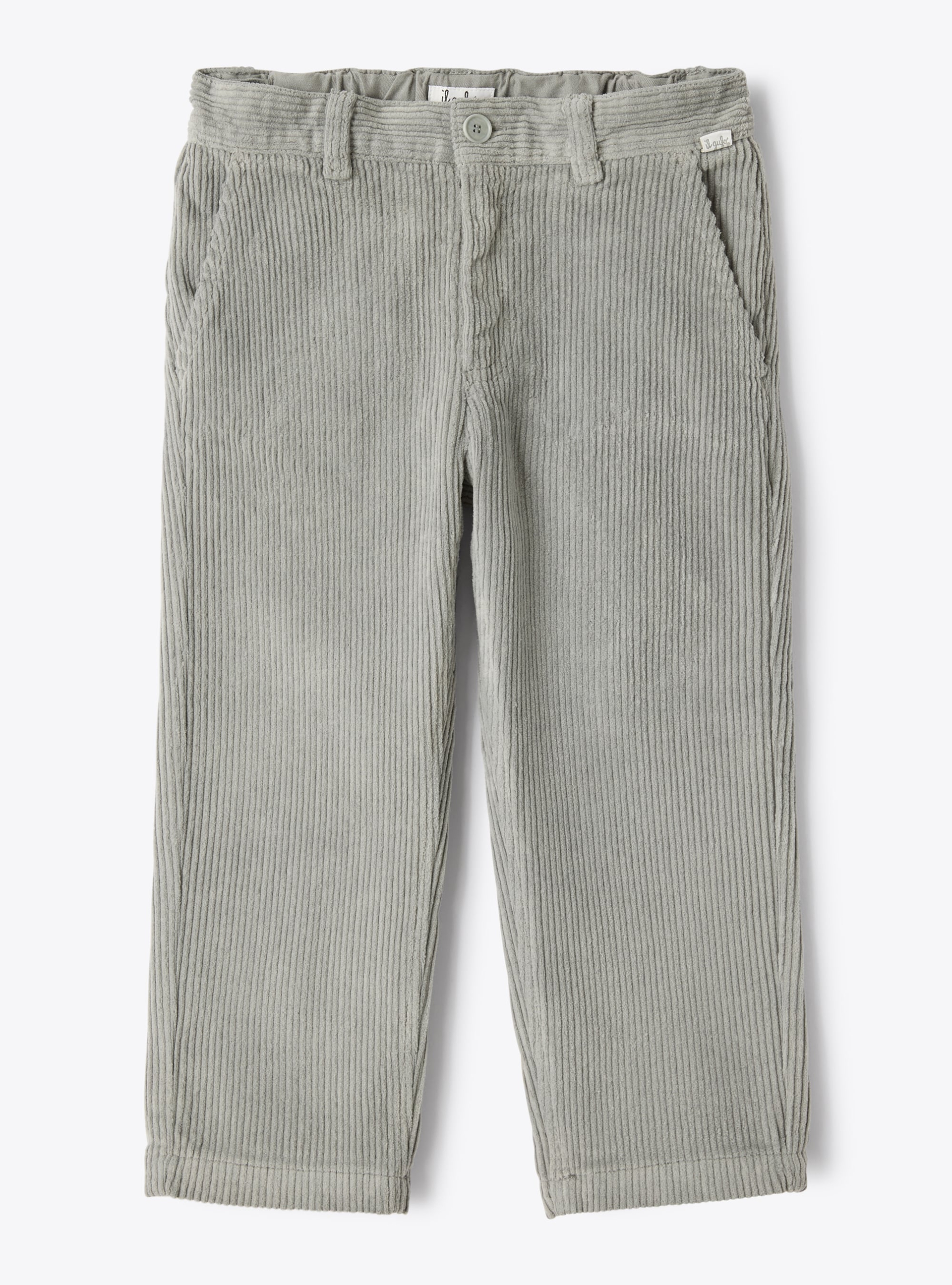 Cotton corduroy trousers with ribbing - Trousers - Il Gufo