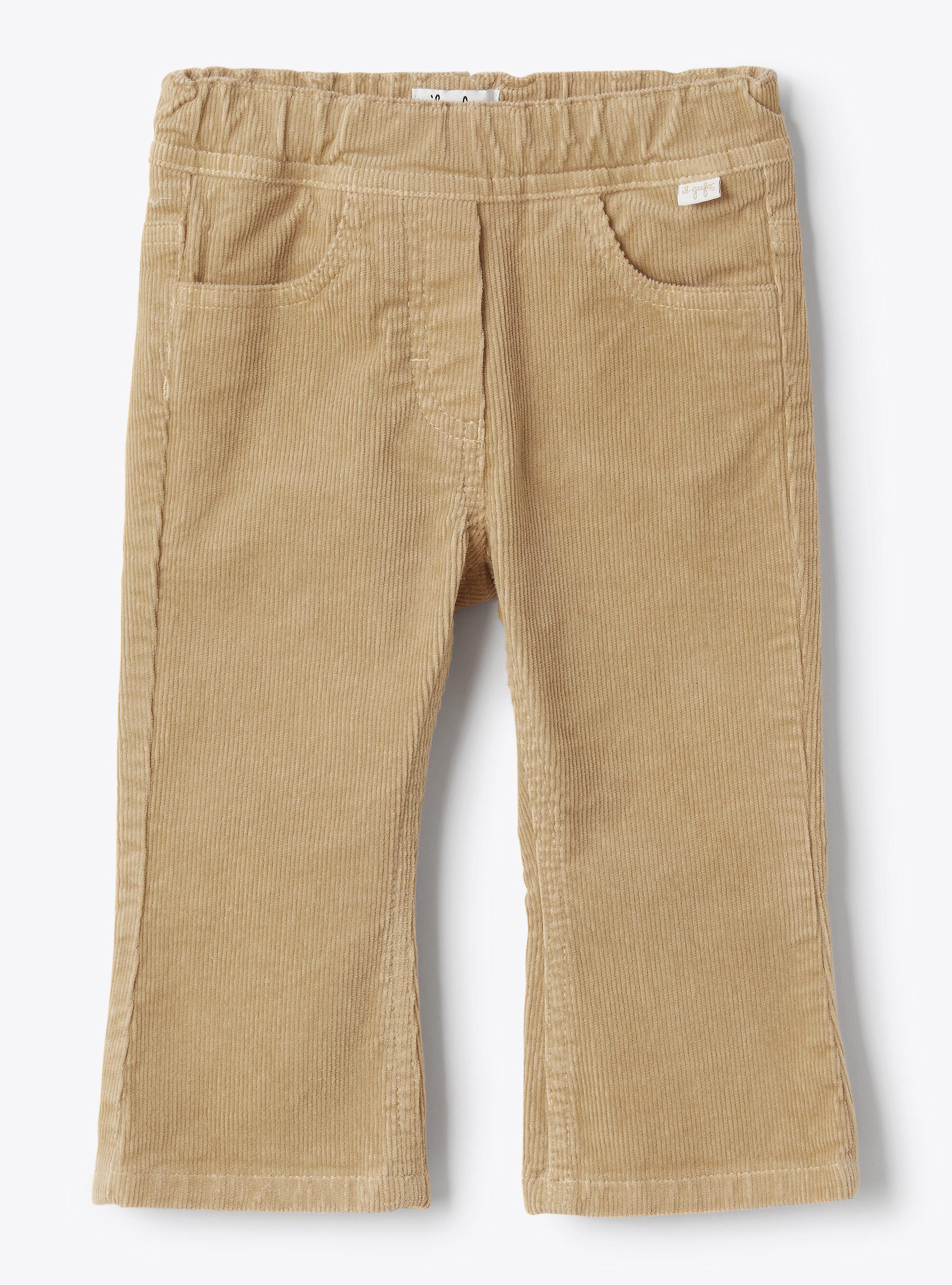 Flared design velvet trousers - Trousers - Il Gufo