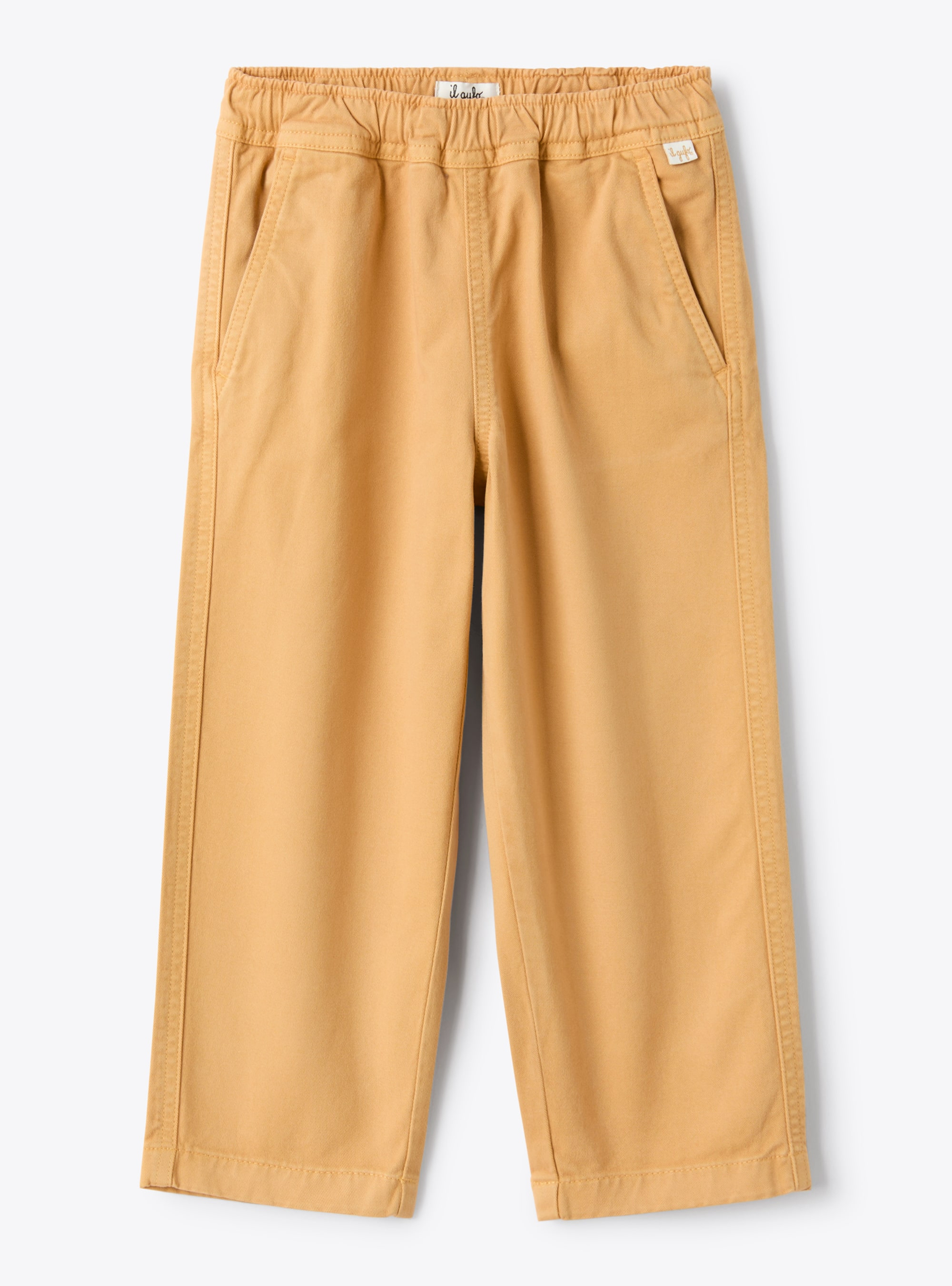 Carrot fit pants in stretch cotton gabardine - Trousers - Il Gufo