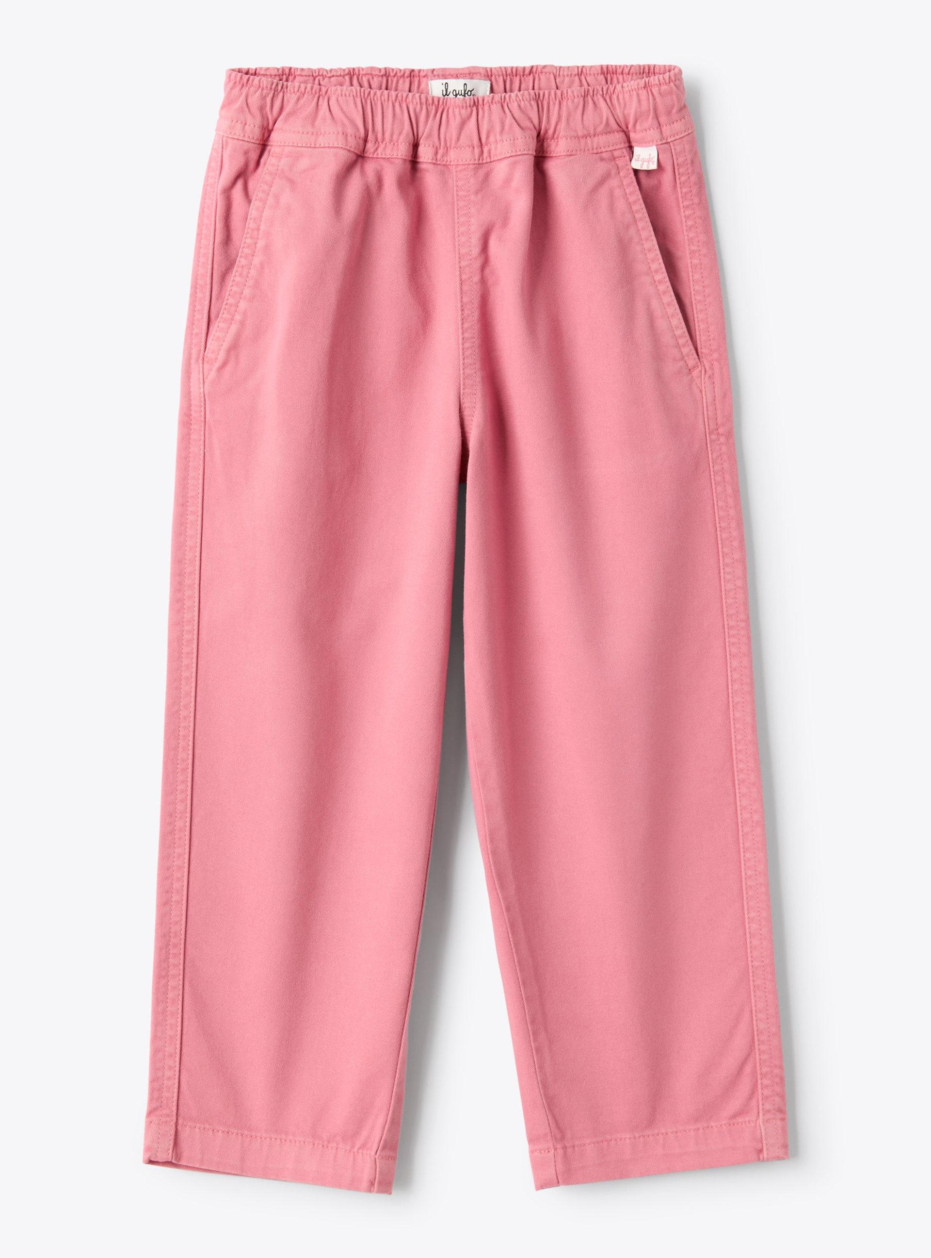 Karottenhose aus Gabardine - Hosen - Il Gufo