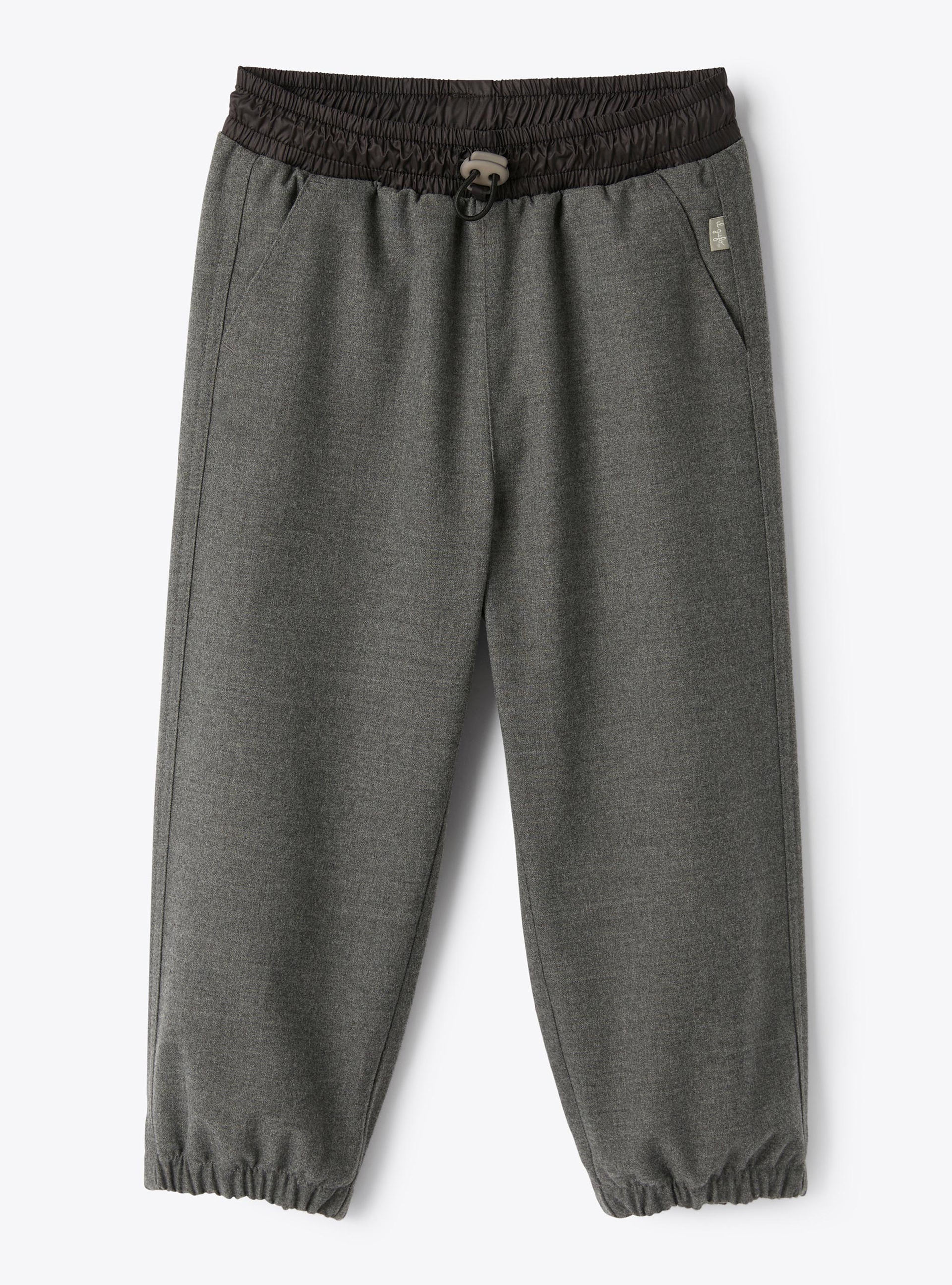 Jogginghose aus technischer Wolle - Hosen - Il Gufo