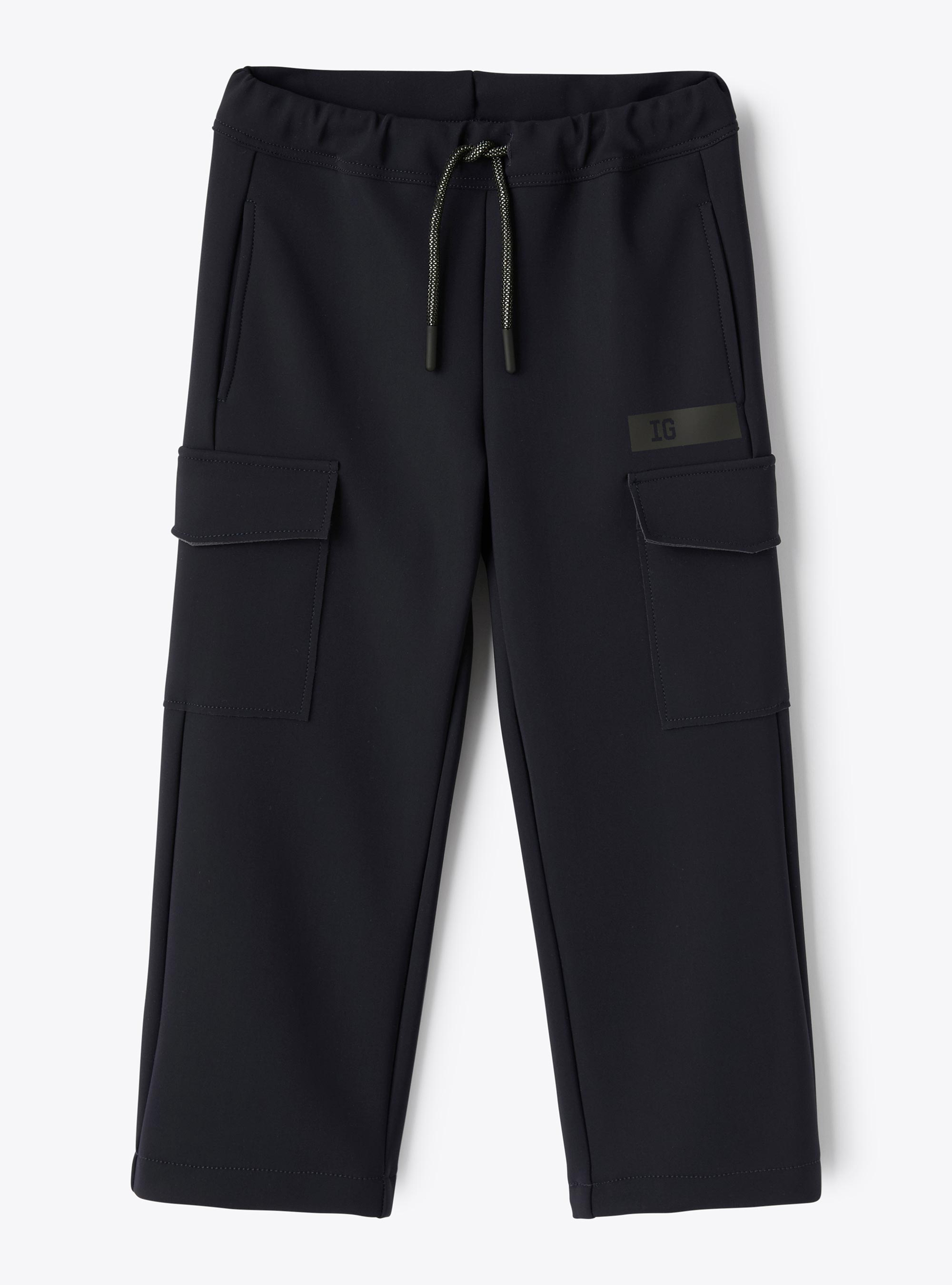 Cargo pants in Sensitive® Fabrics - Blue | Il Gufo