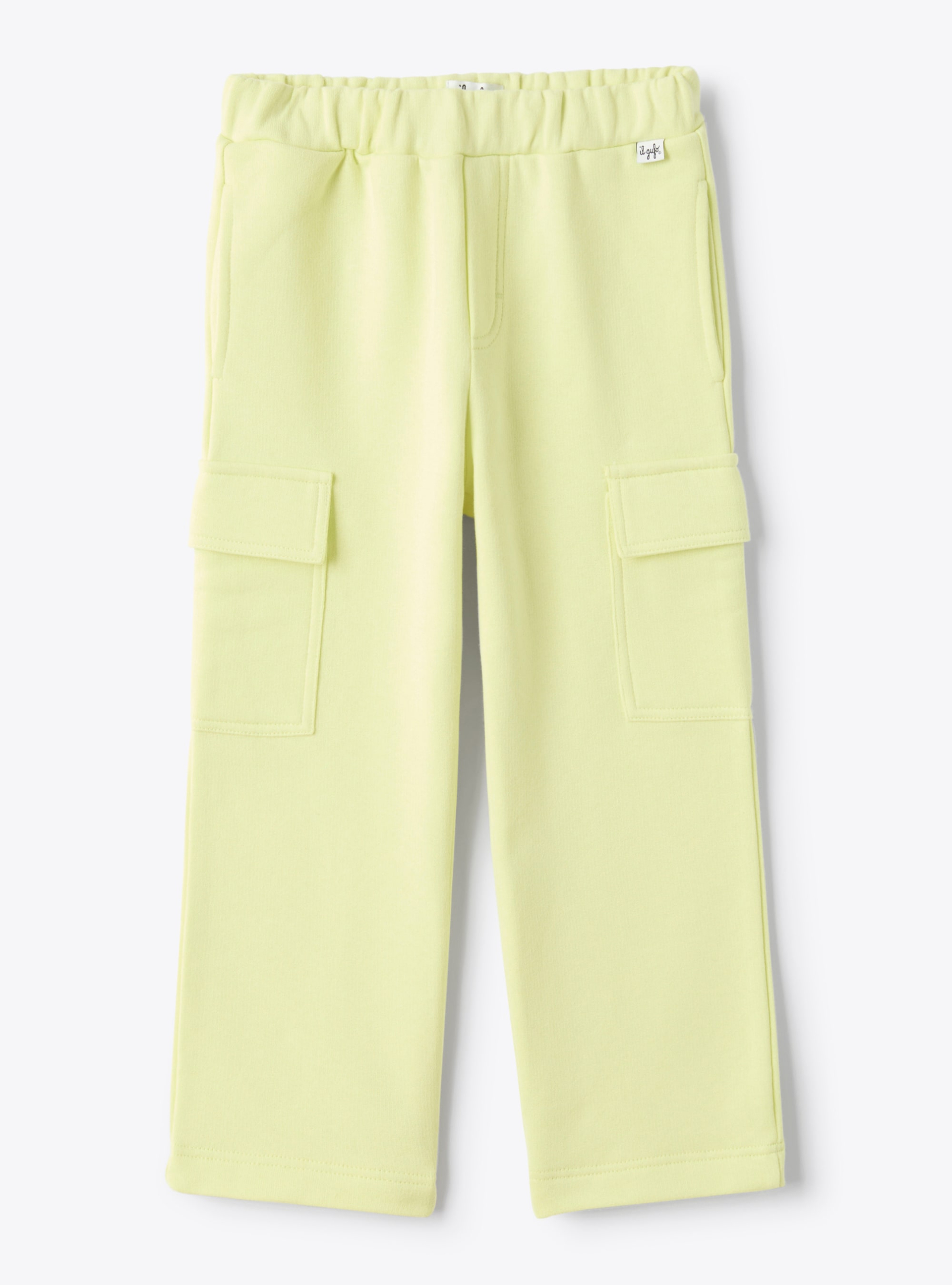 Cargo pants in brushed cotton fleece - Trousers - Il Gufo