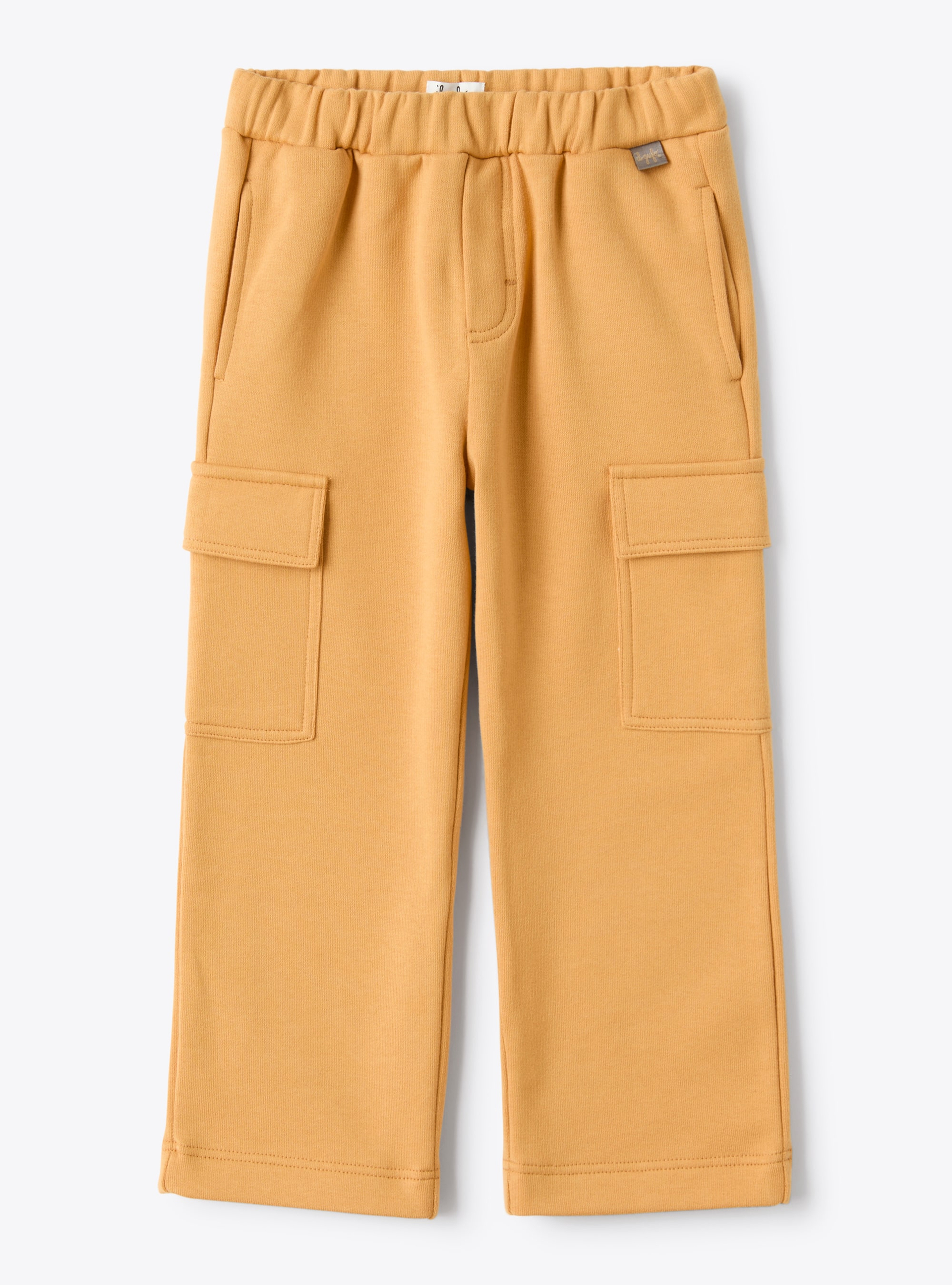 Cargo pants in brushed cotton fleece - Trousers - Il Gufo