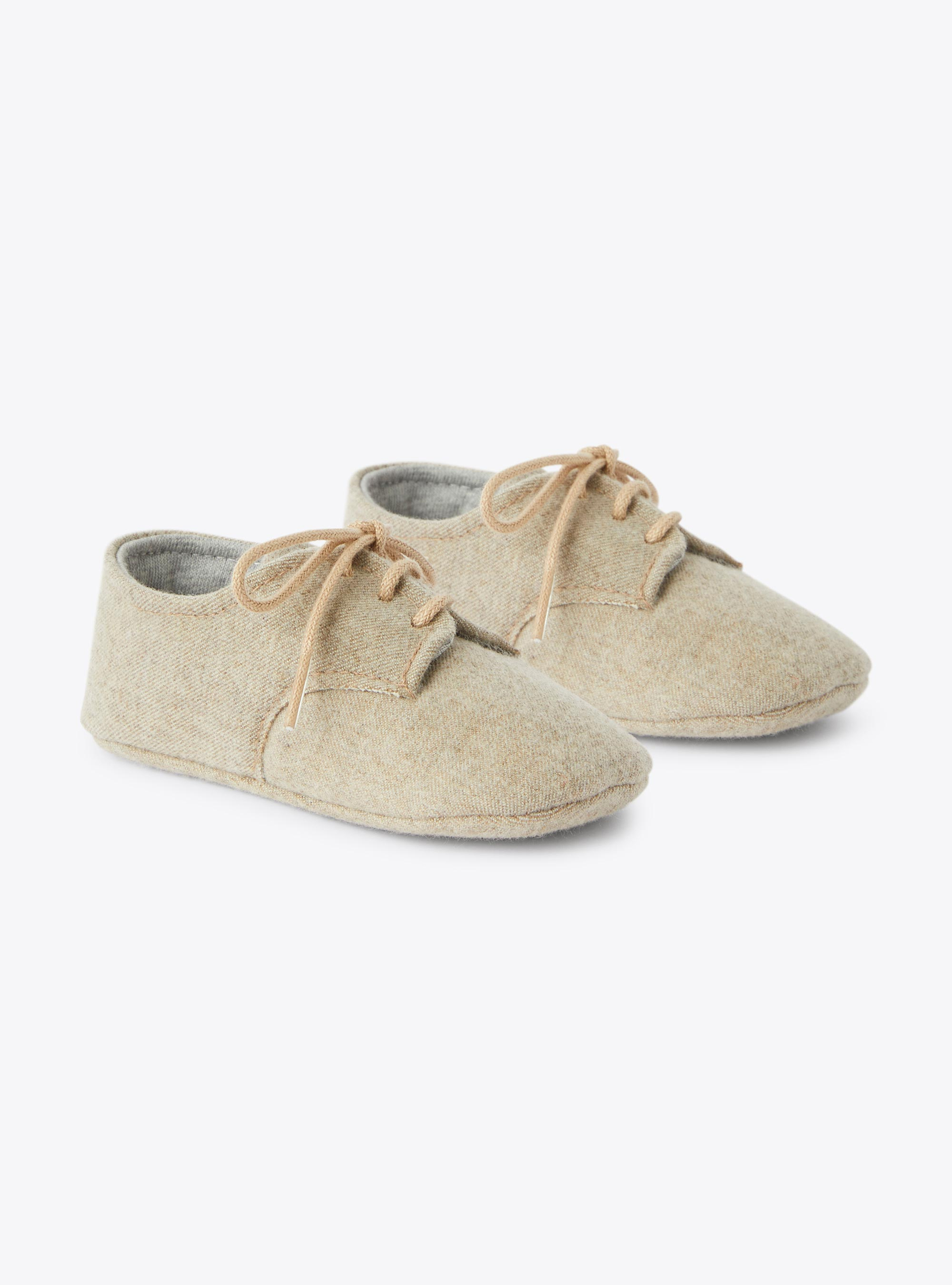 Techno-wool shoes - Brown | Il Gufo