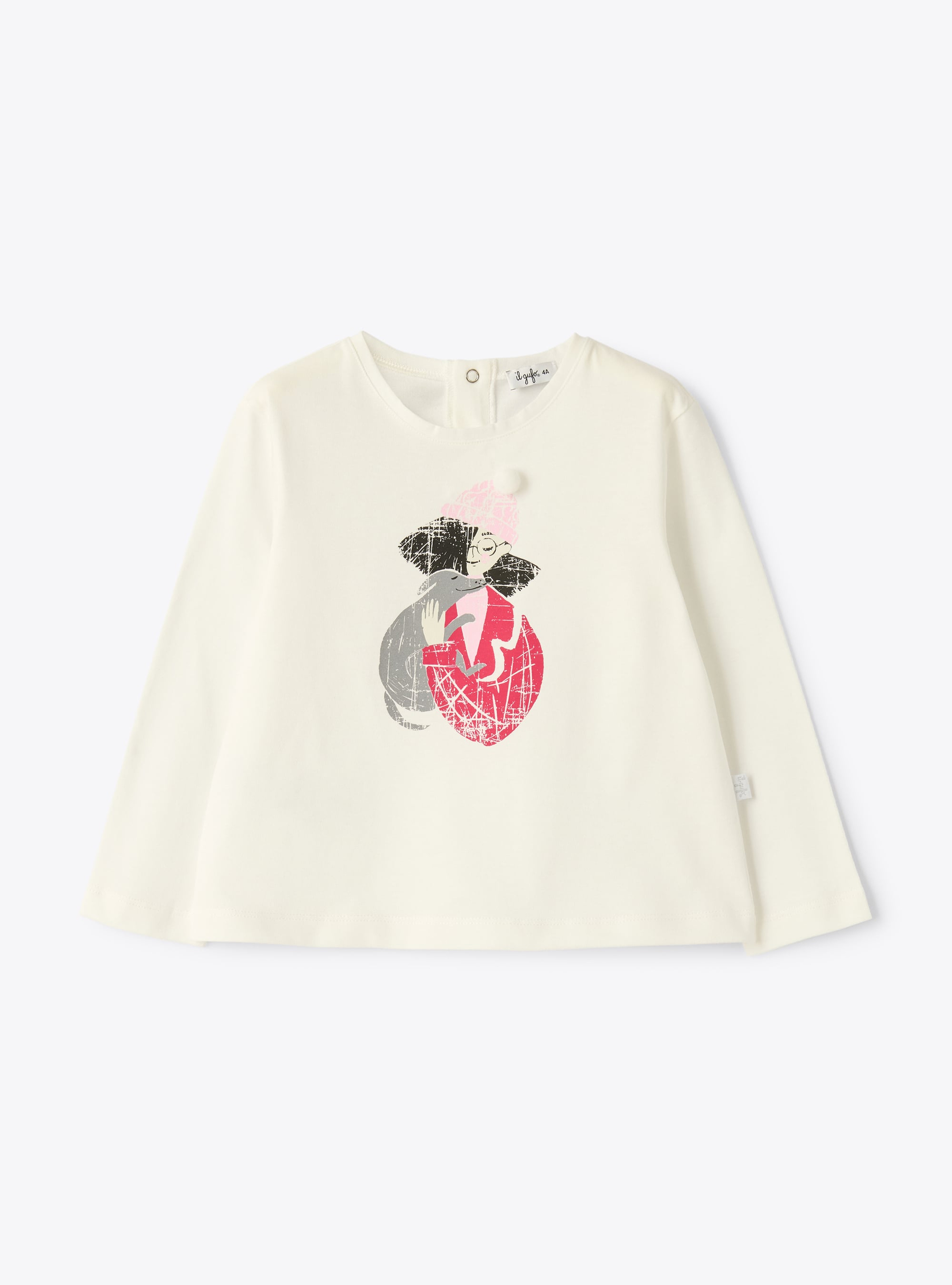 Printed jersey T-shirt - T-shirts - Il Gufo