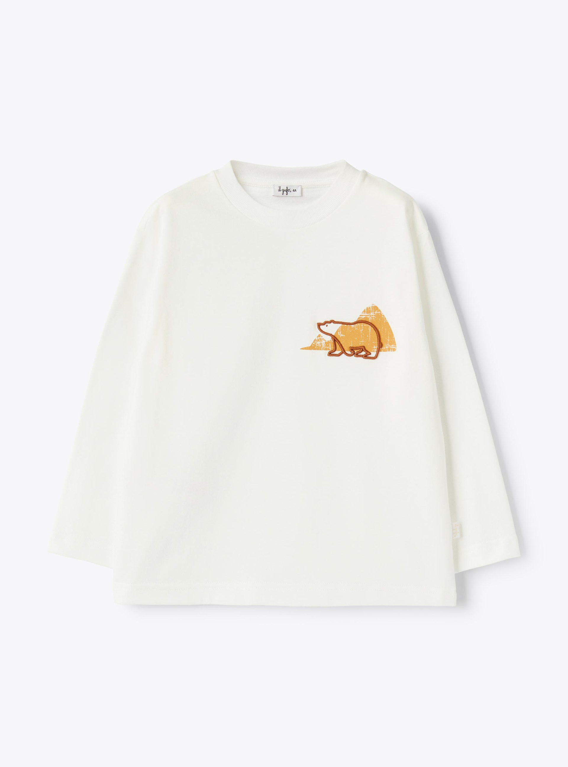 Printed jersey T-shirt - White | Il Gufo