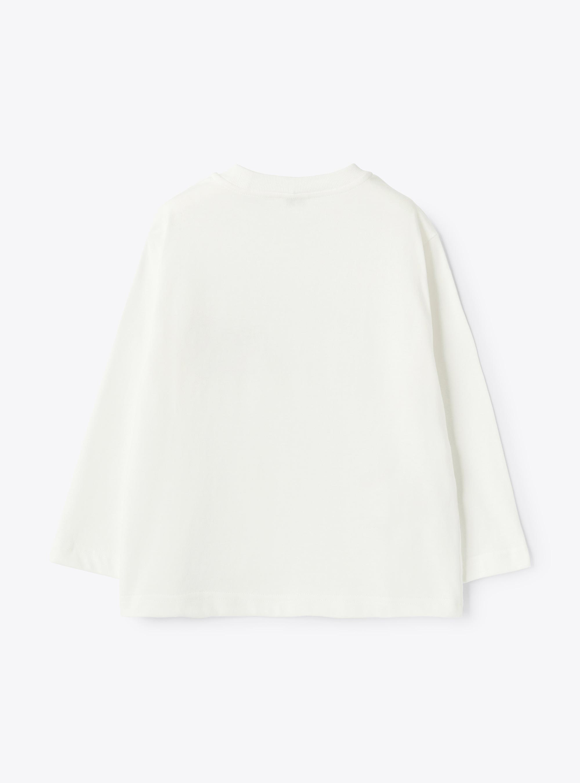 Printed jersey T-shirt - White | Il Gufo