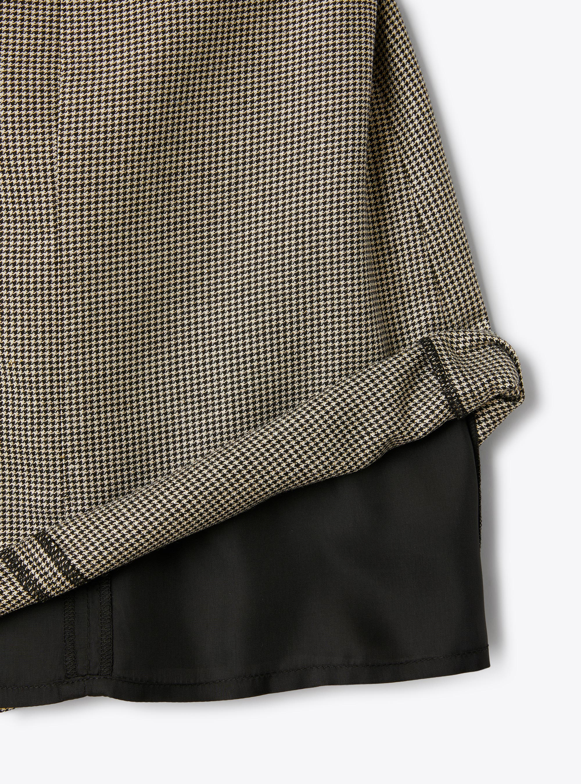 Lurex houndstooth dress - Black | Il Gufo