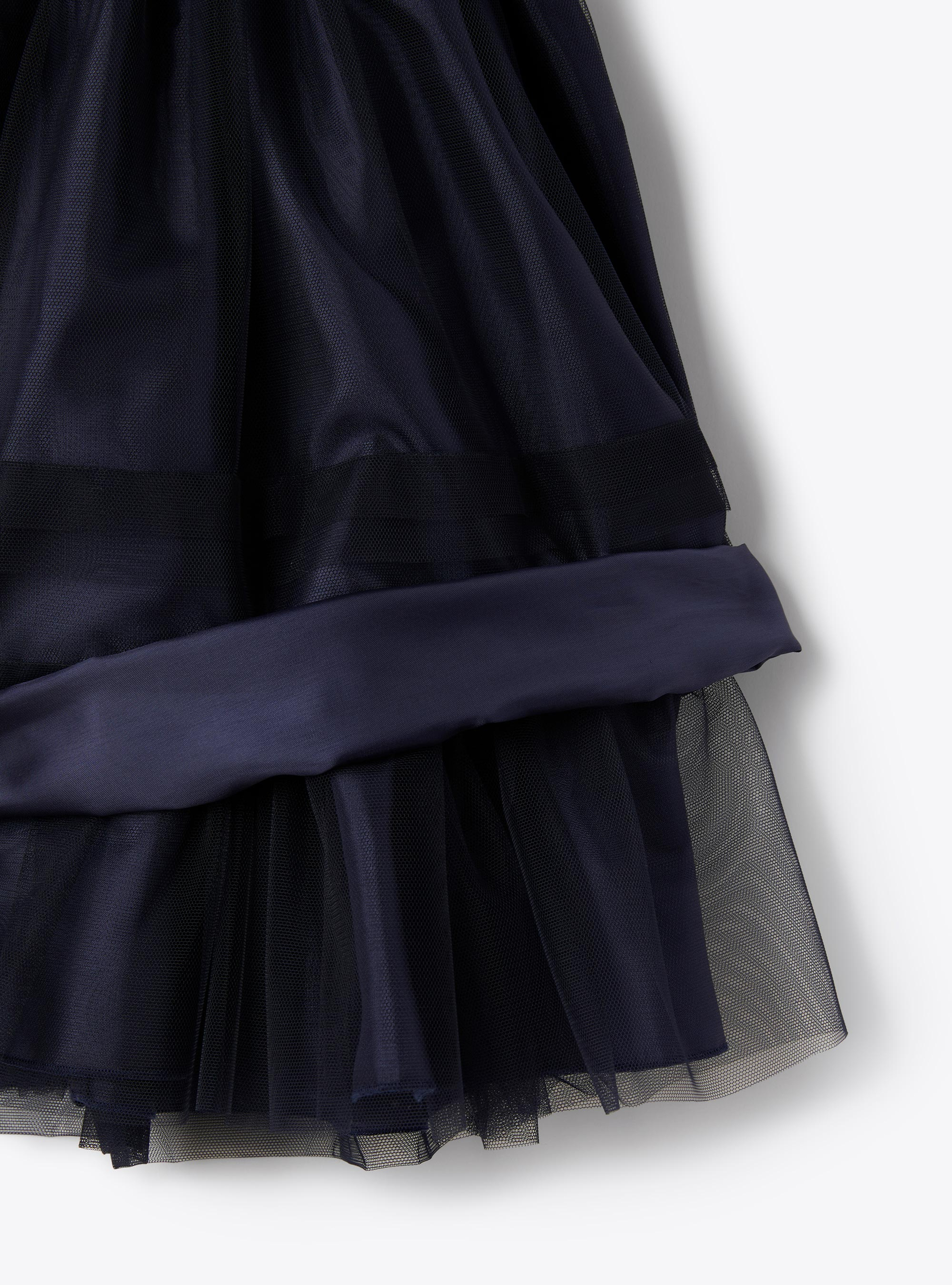 Tulle dress - Blue | Il Gufo