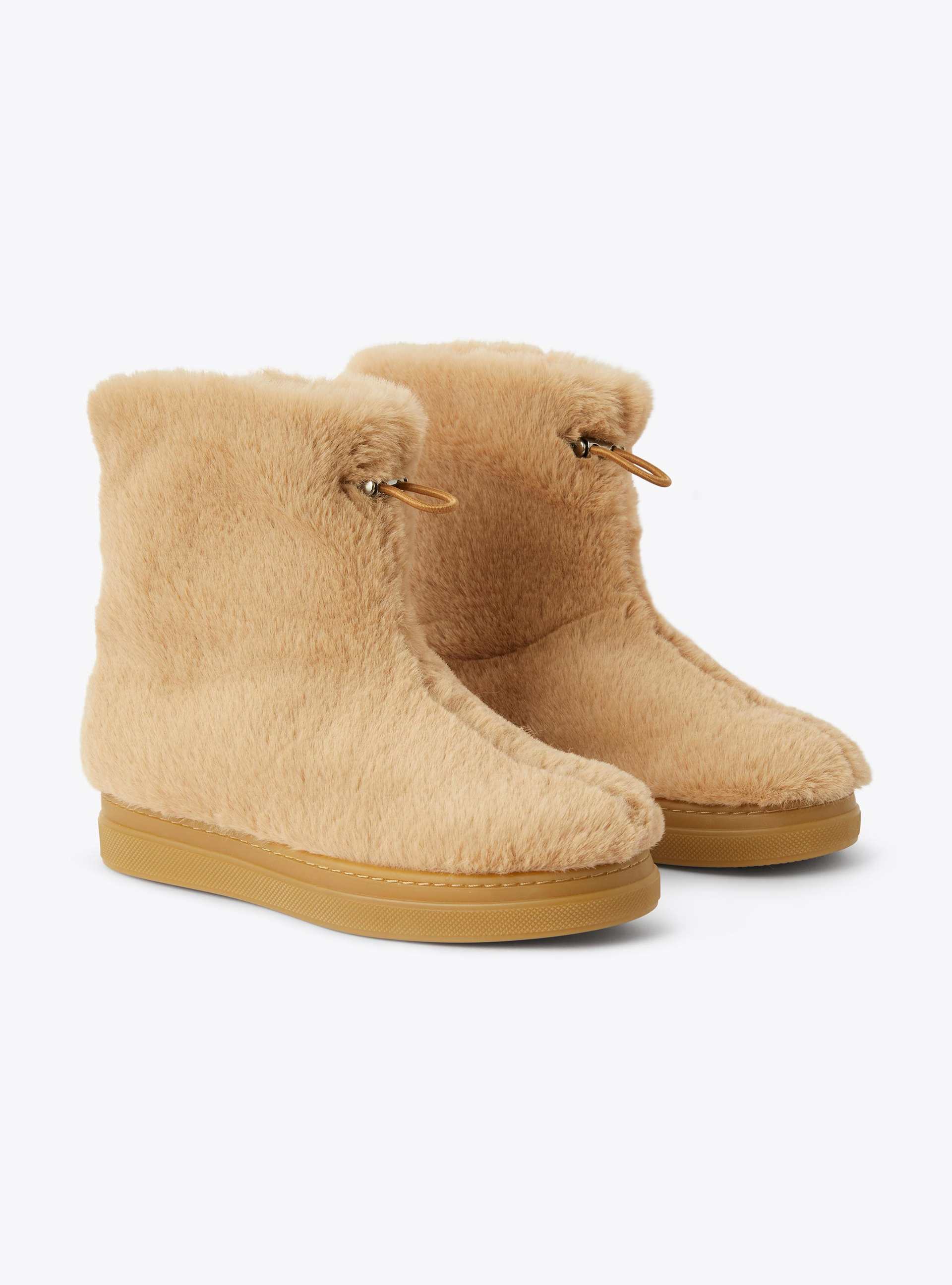 Eco-fur ankle boots - Shoes - Il Gufo