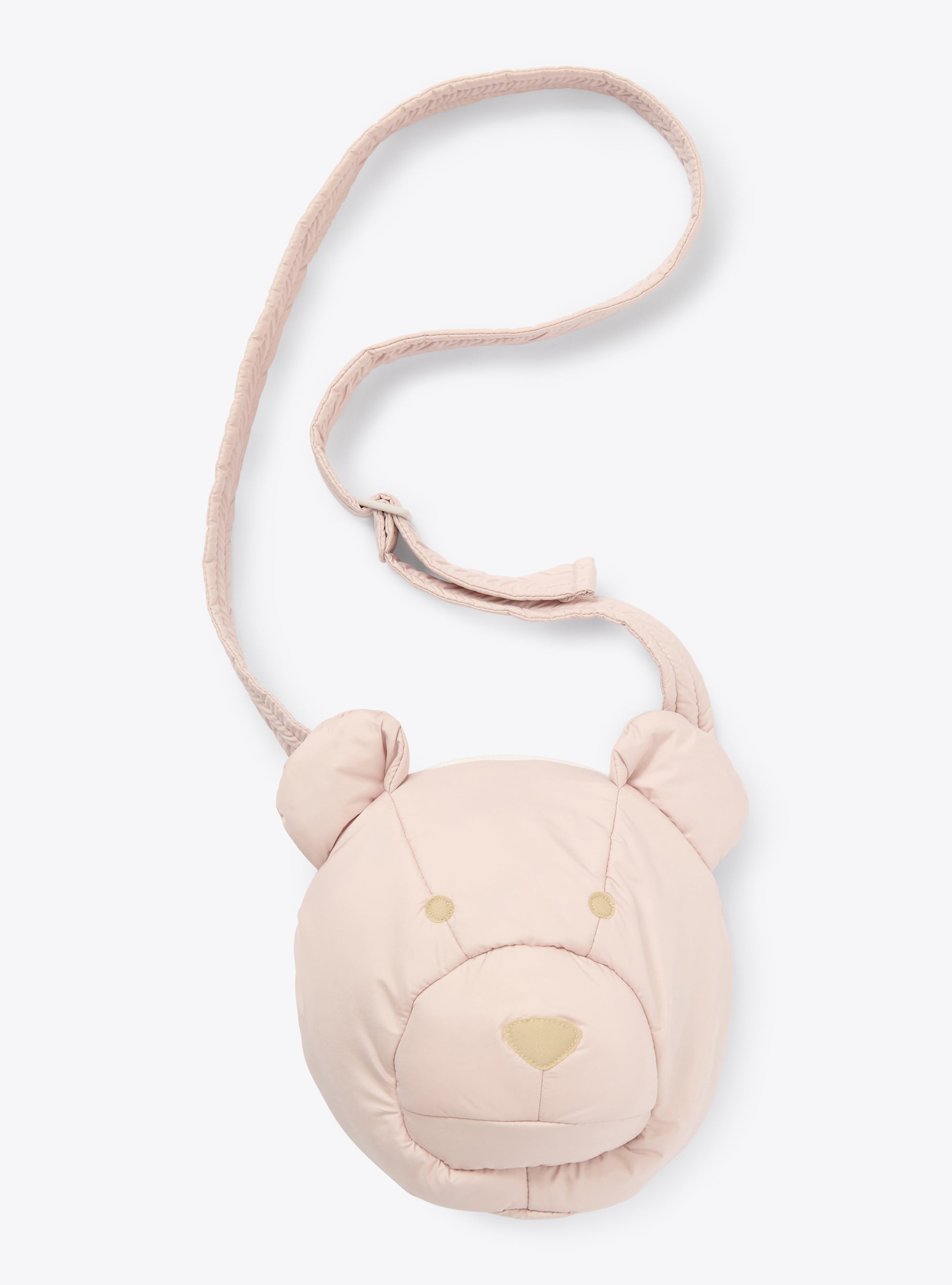 Crossbody bag with teddy bear - Pink | Il Gufo
