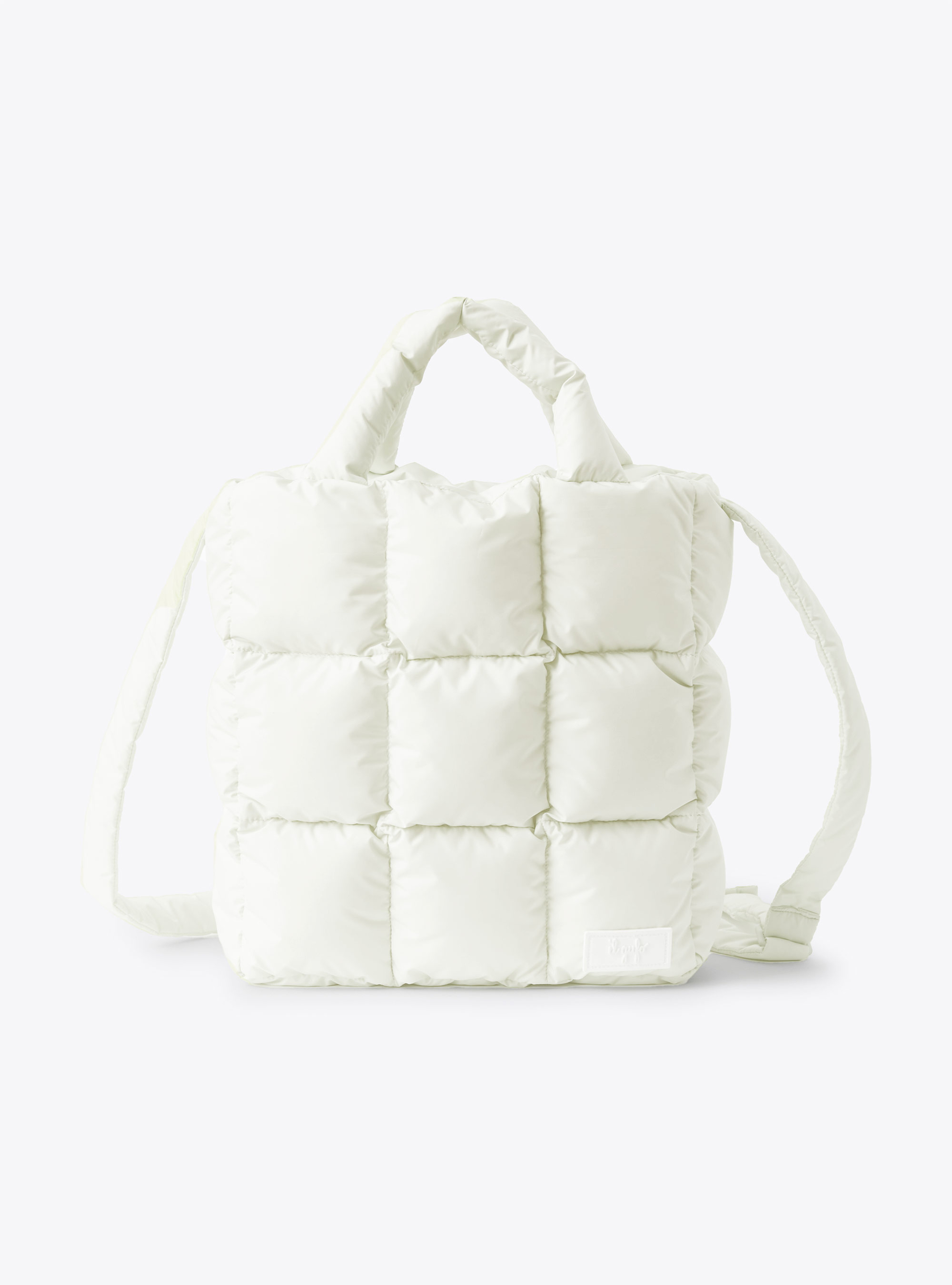 Borsa in nylon microfibra - Bianco | Il Gufo