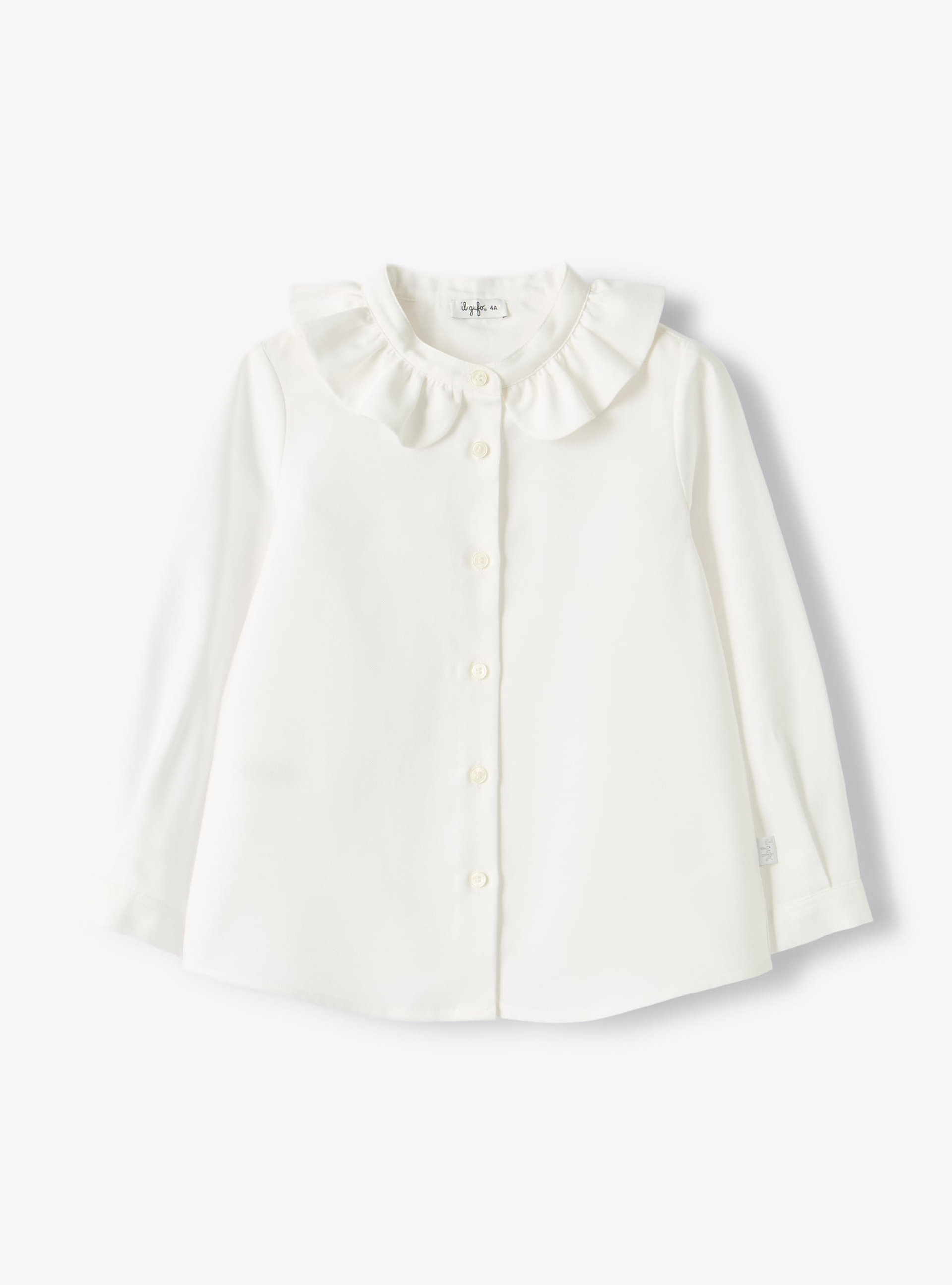 Chemise avec col à volant - Chemise - Il Gufo