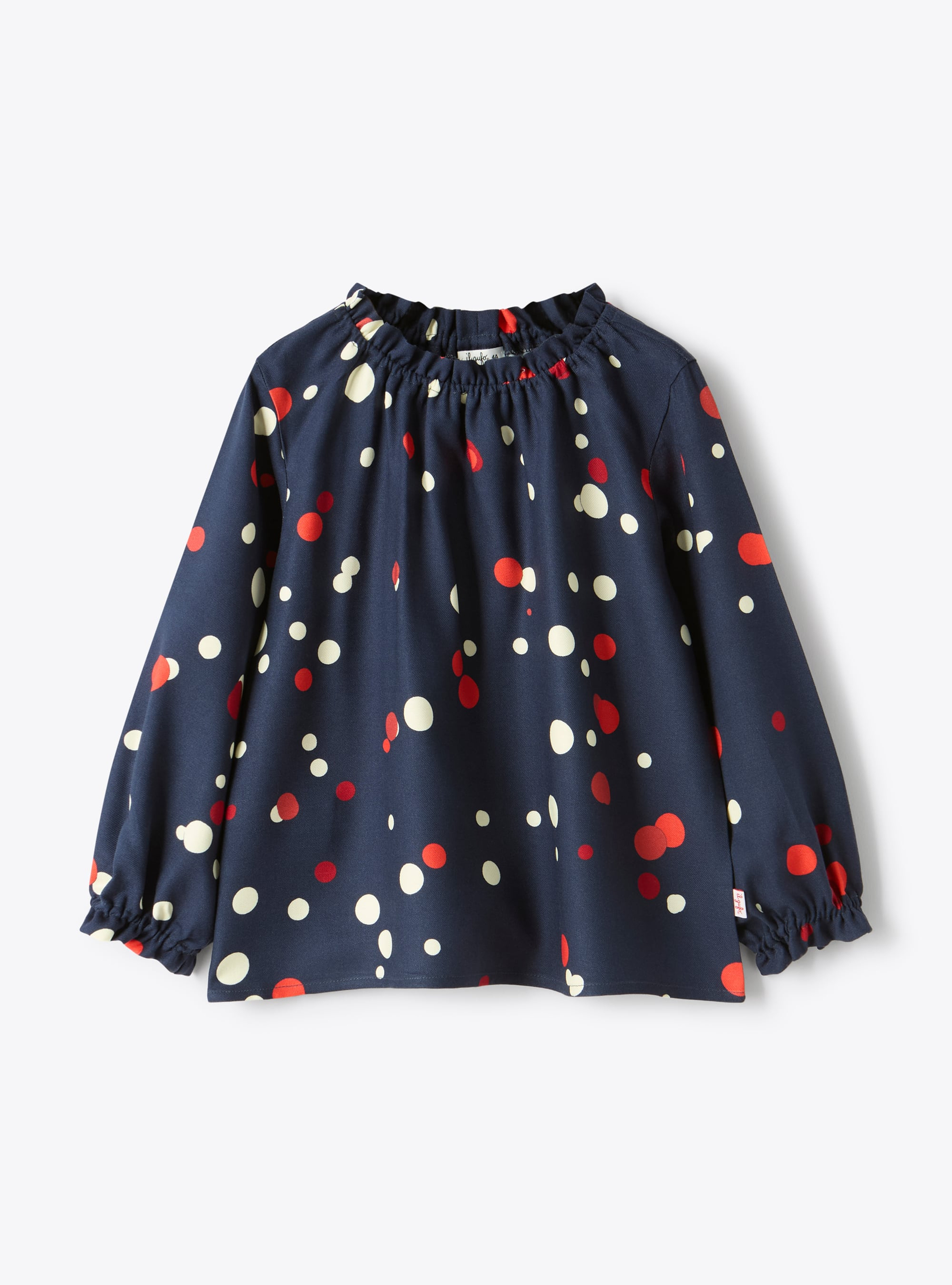 Polka dot viscose blouse - Shirts - Il Gufo