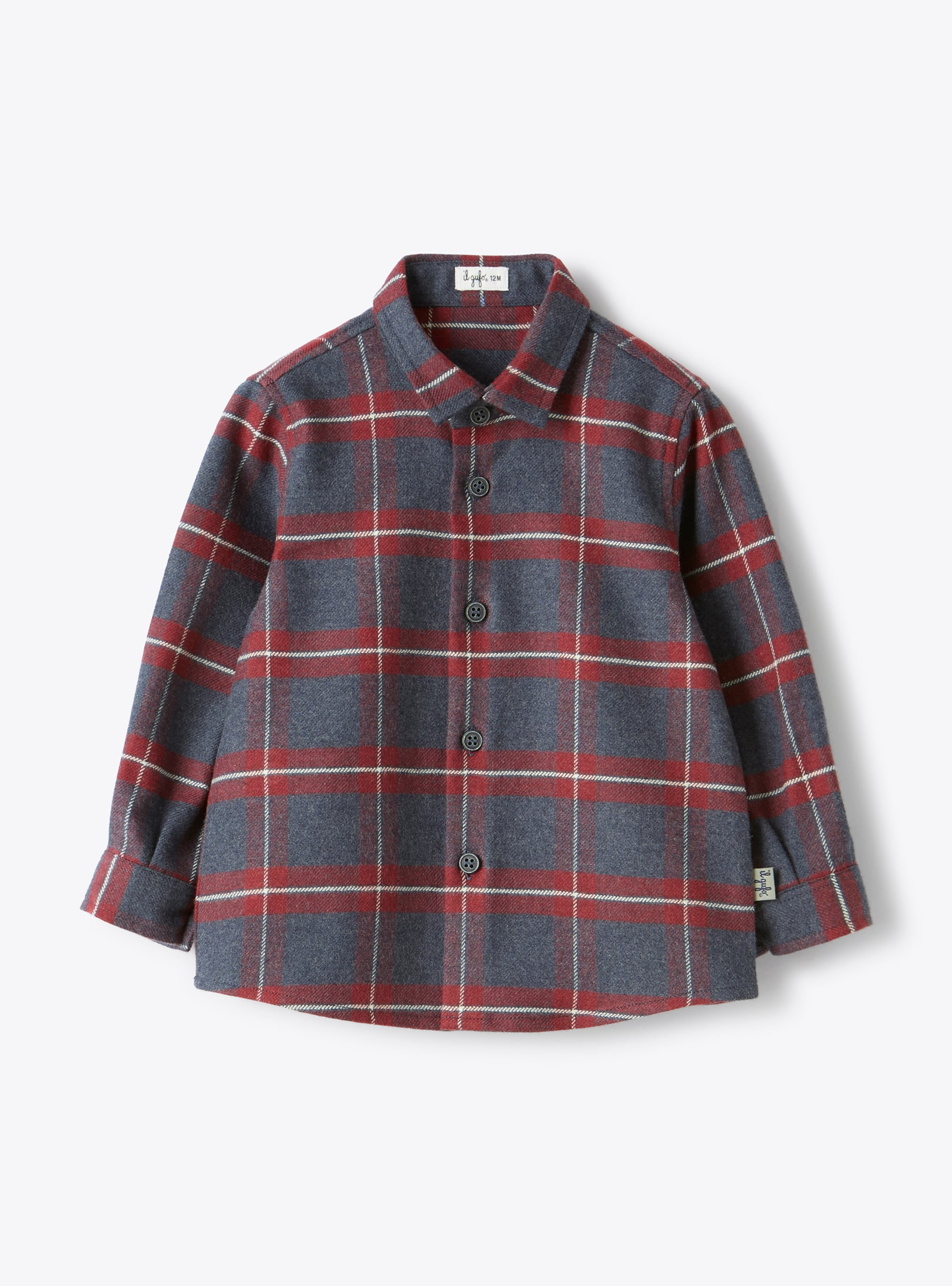 Chemise en flanelle à carreaux - Chemise - Il Gufo